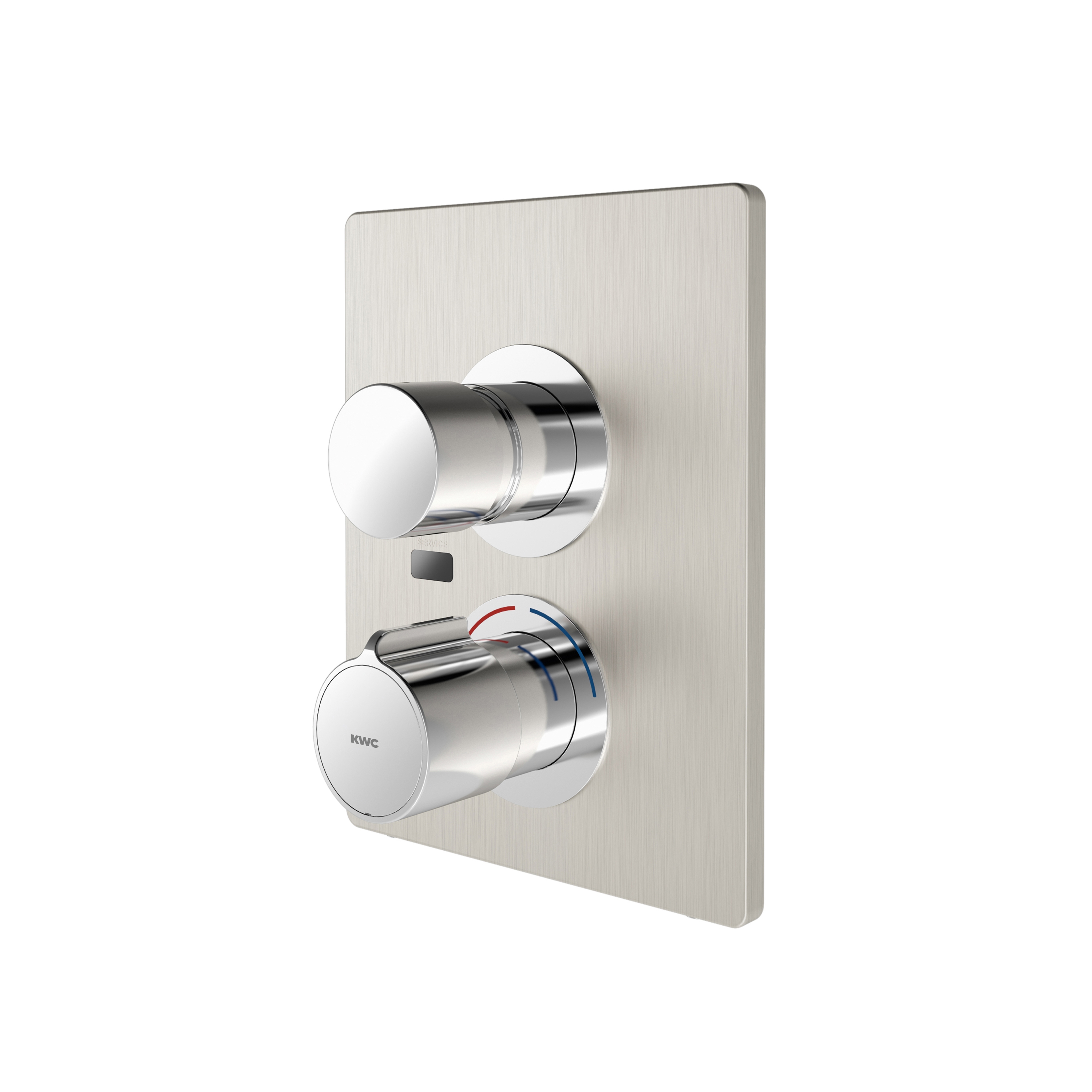 F5S-Therm self-closing thermostatic in-wall mixer