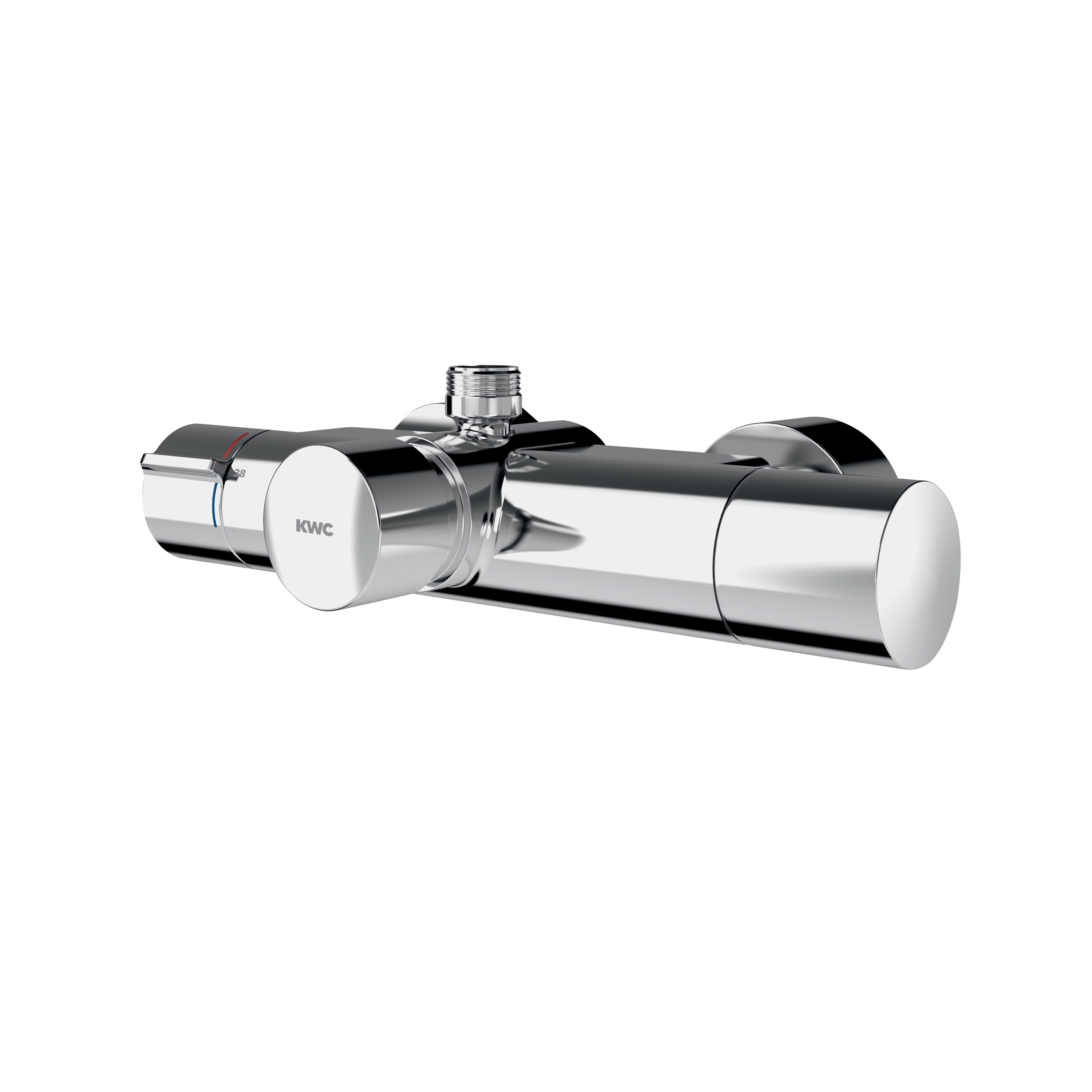 Mostra il prodotto F5S-Therm Miscelatore temporizzato a parete con termostato con unità igienica premontata del produttore KWC Professional