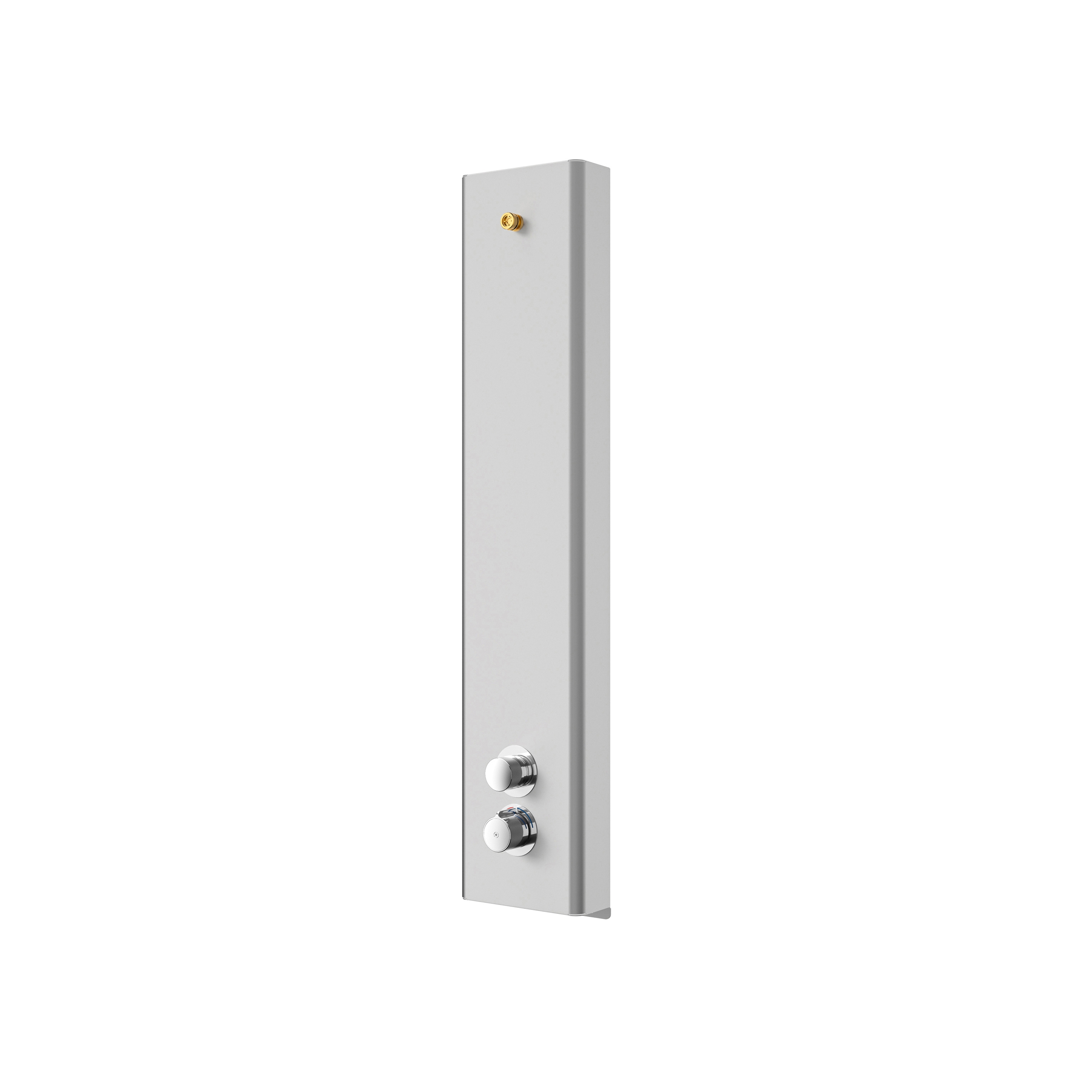 Display product FS5-Therm stainless steel shower panel from manufacturer KWC Professional