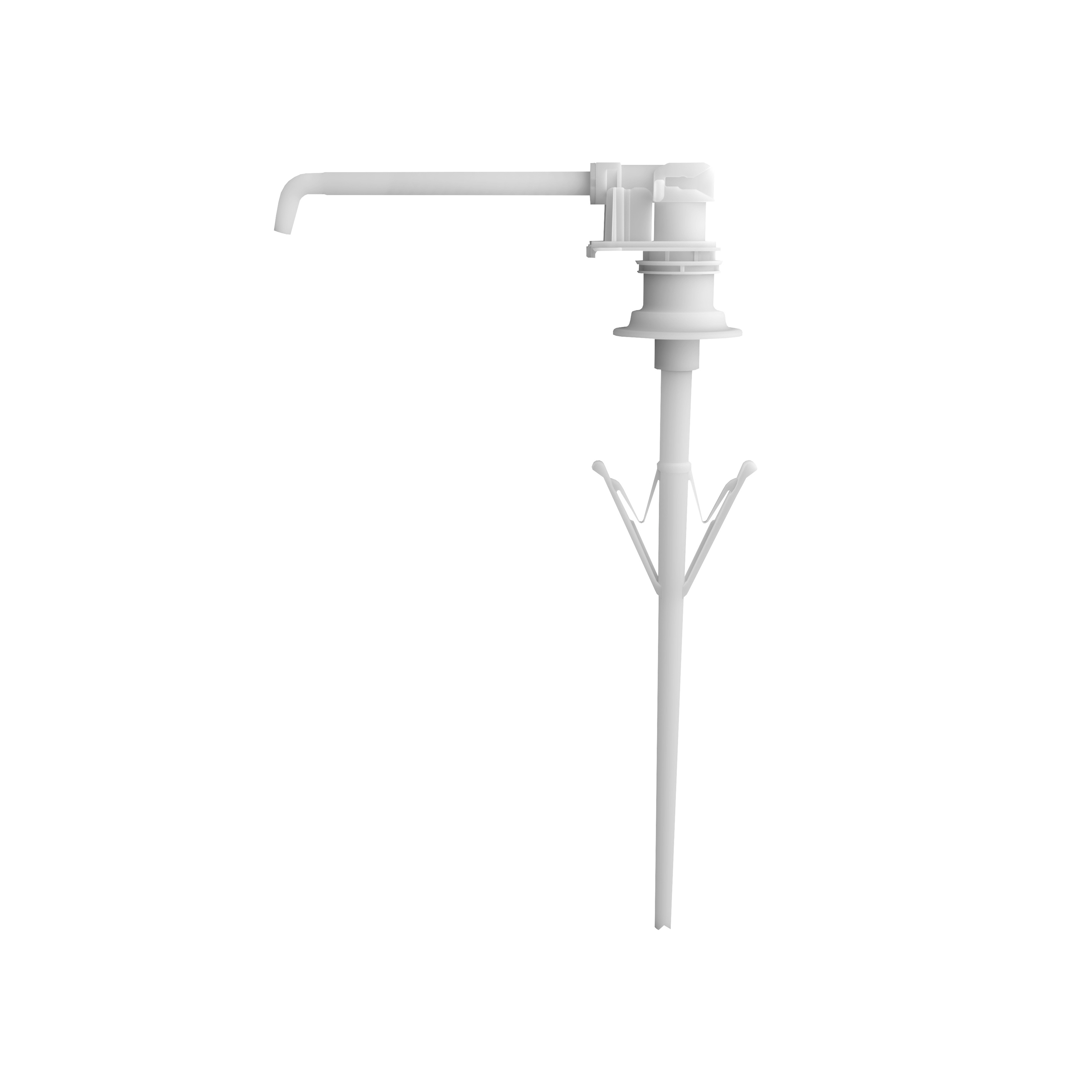 Disposable plastic pump for MEDCARE dispenser