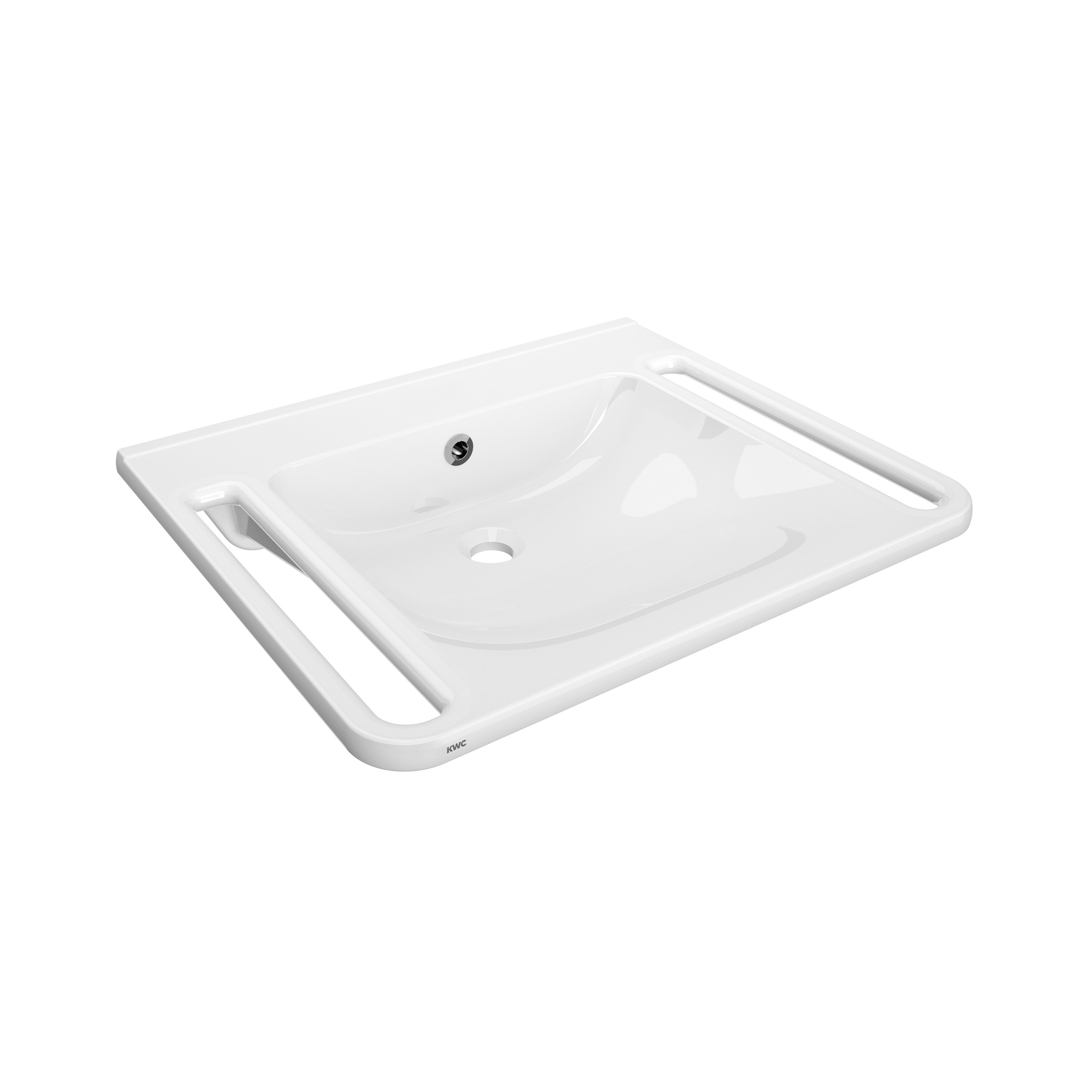 Mostra il prodotto MEDCARE single washbasin, barrier-free del produttore KWC Professional