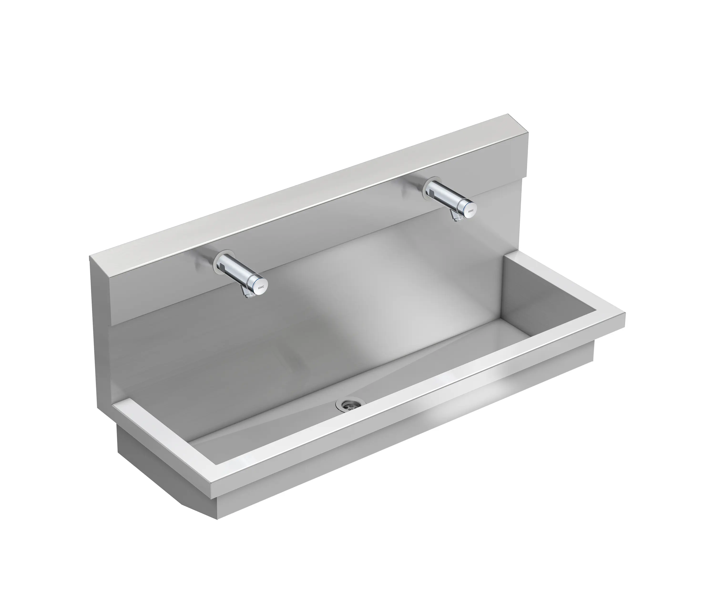 KWC Professional - PLANOX Unidad de lavado con válvulas de pared con cierre automático