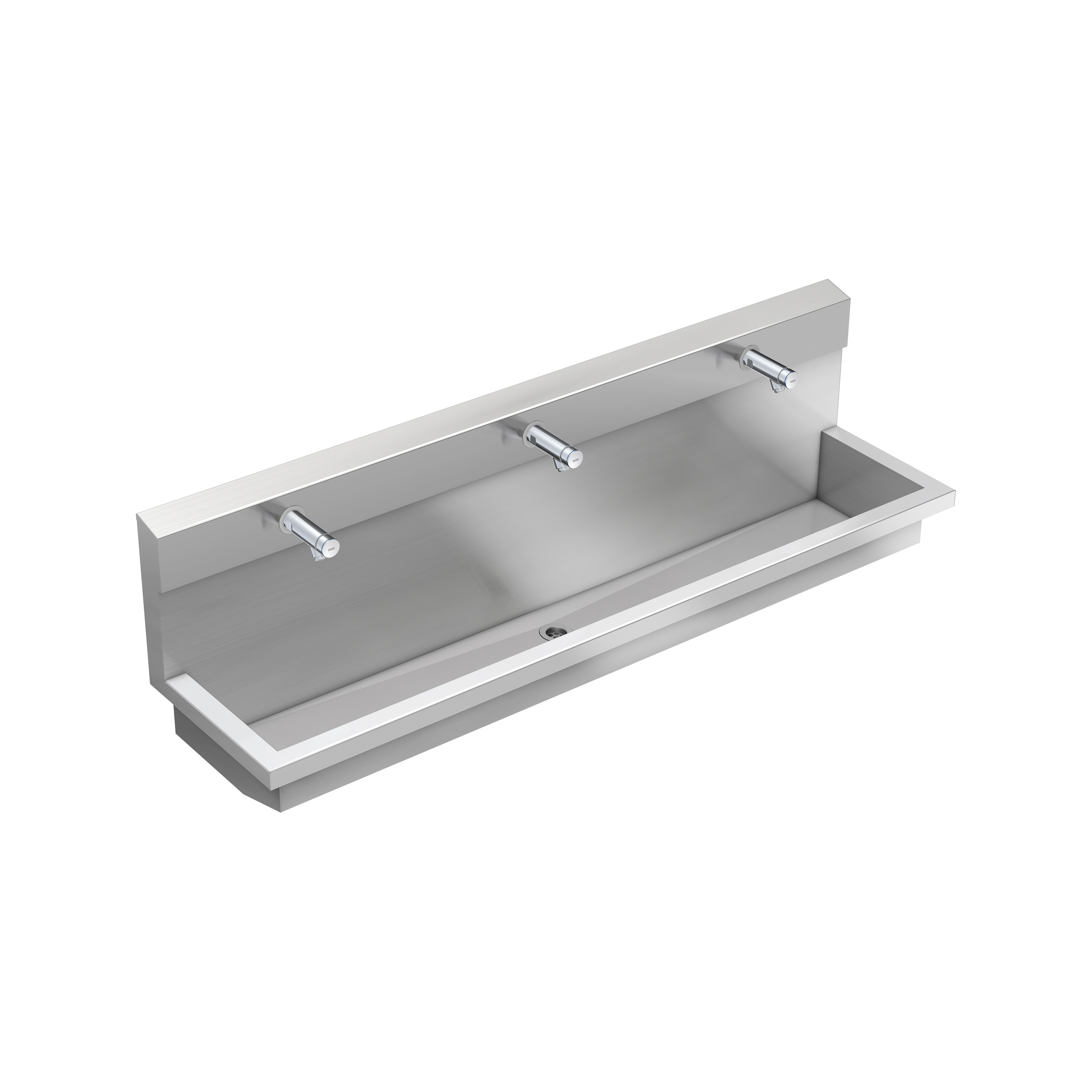 PLANOX washbasin unit with self-closing bib taps