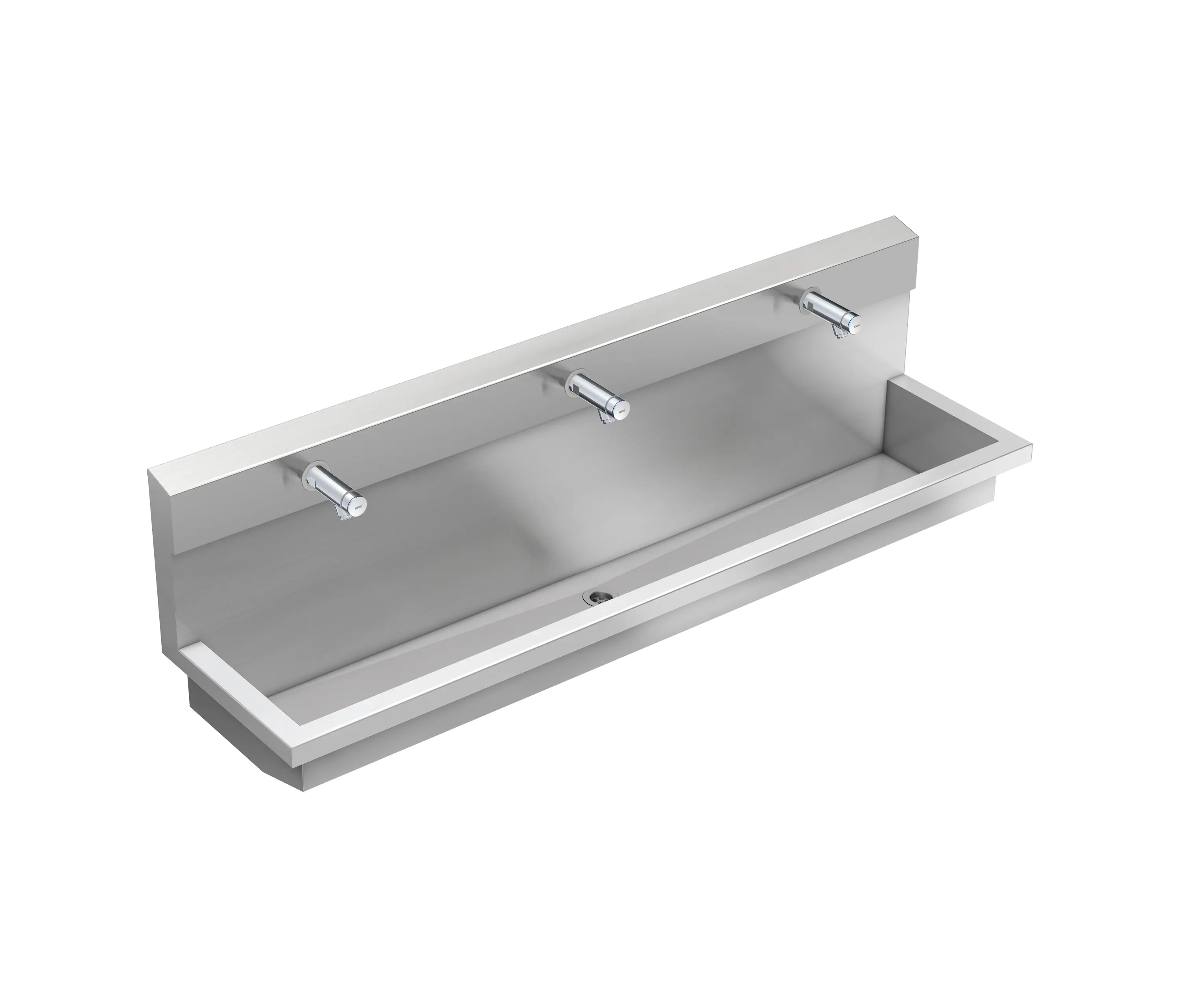 KWC Professional - PLANOX Unidad de lavado con válvulas de pared con cierre automático