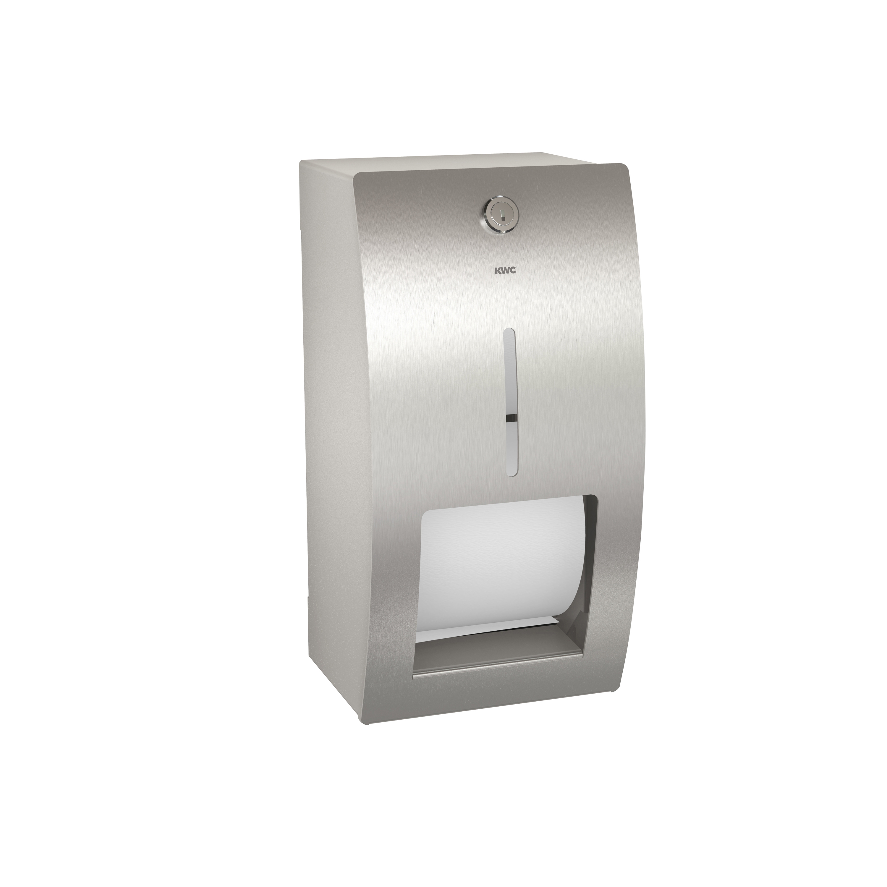 Display product STRATOS toilet roll holder for wall mounting from manufacturer KWC Professional