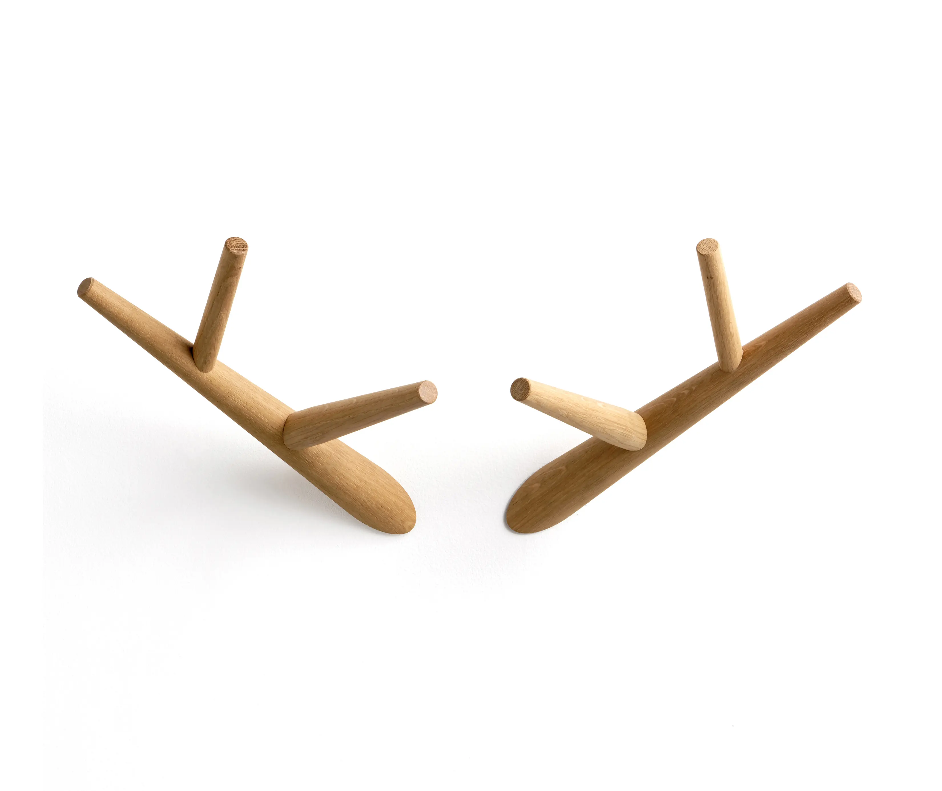 Klybeck - w | Antler, set of 2 coat hooks