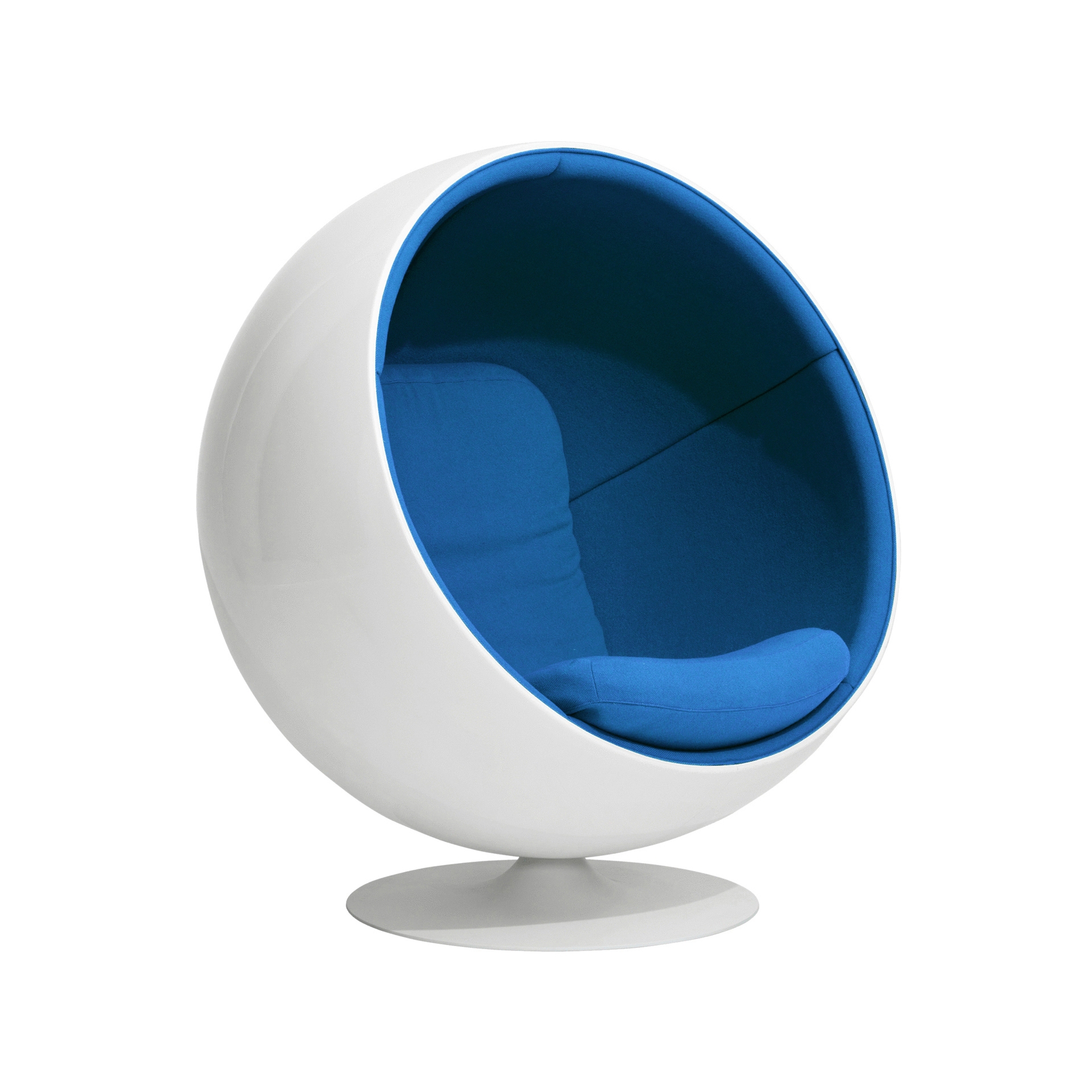 Ball chair, upholstery: Light Blue EA08