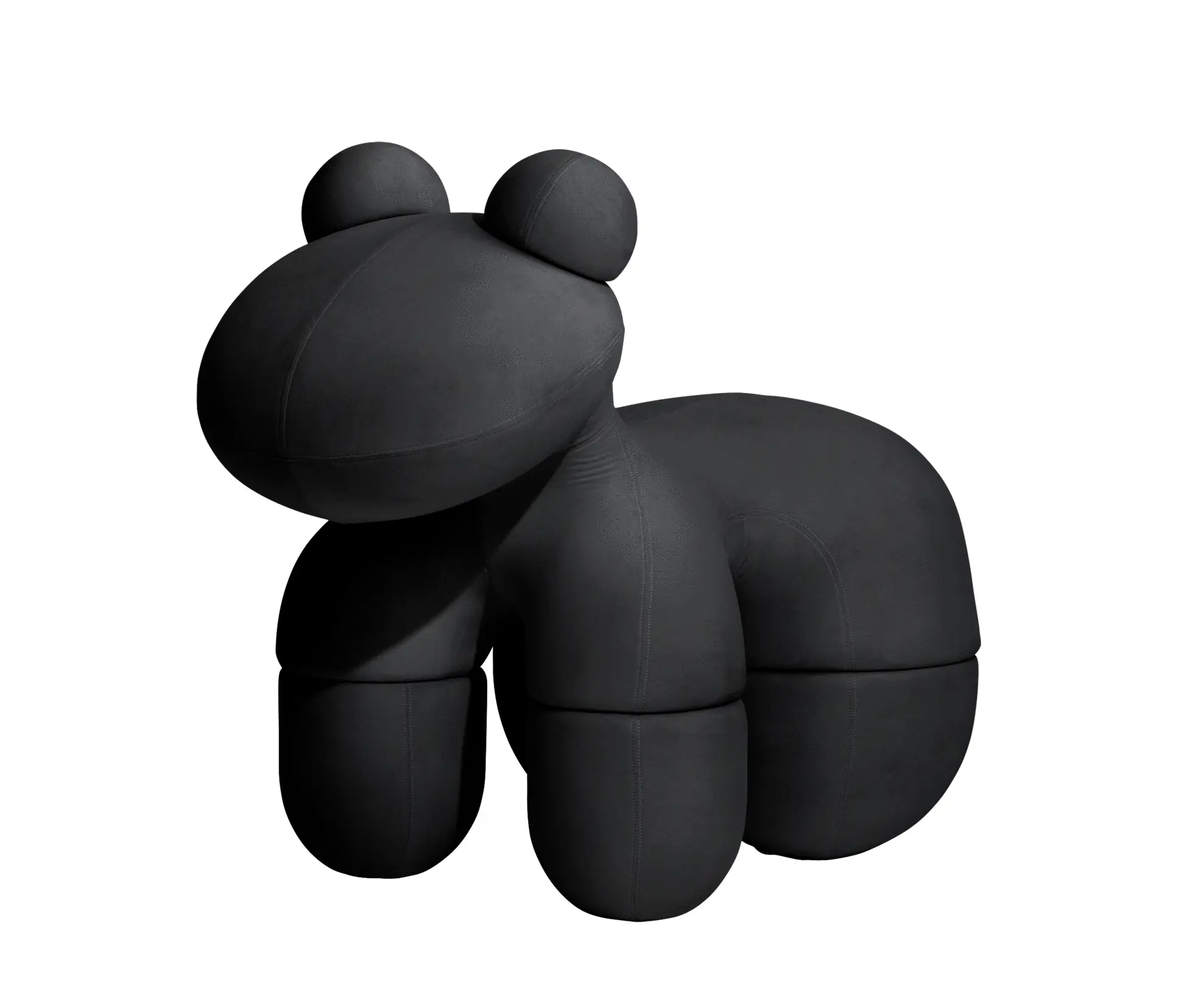 Eero Aarnio Originals - Pony, upholstery: mid-night black