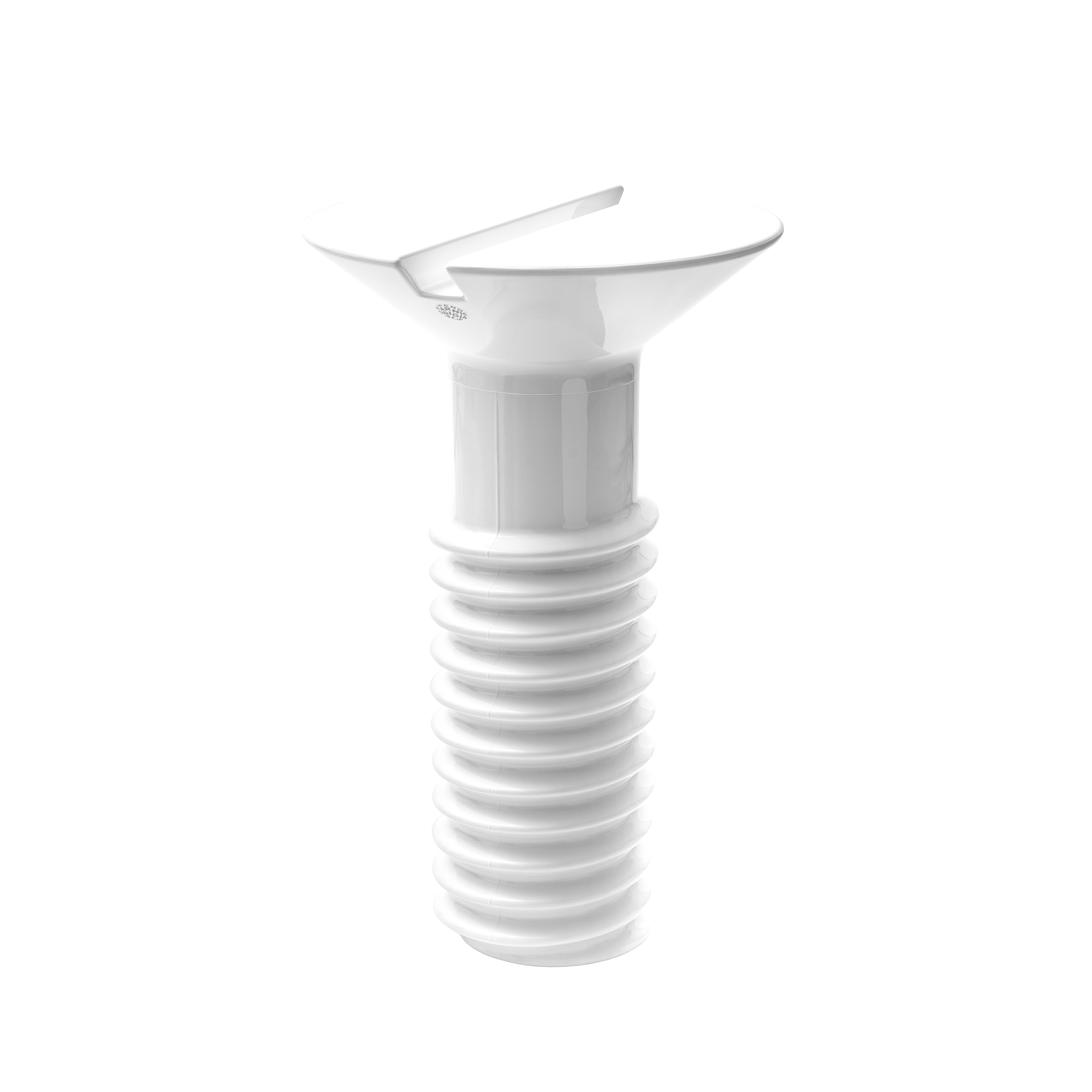 Screw, white tall