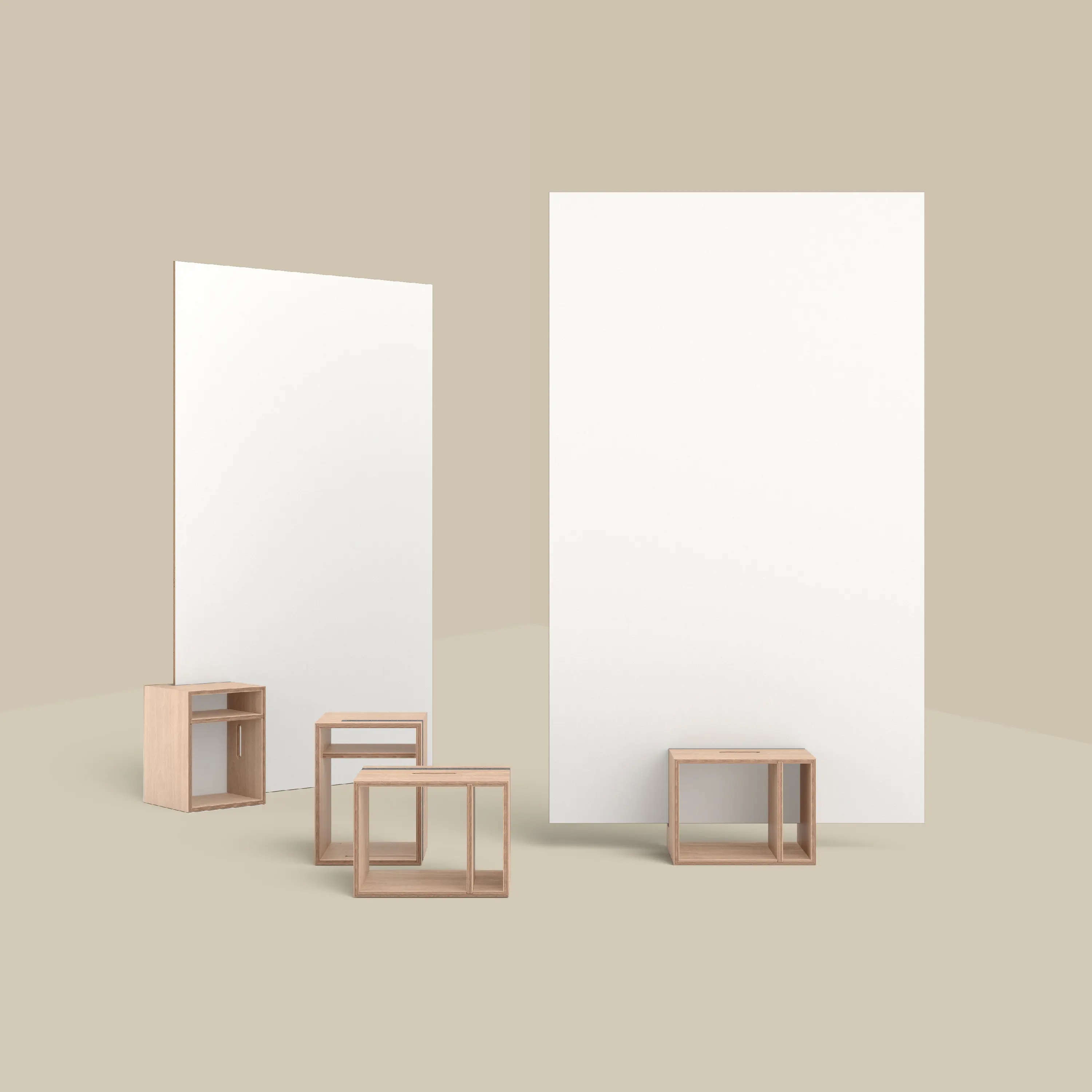 Studiotools - Cube – Whiteboard Stand and Stool