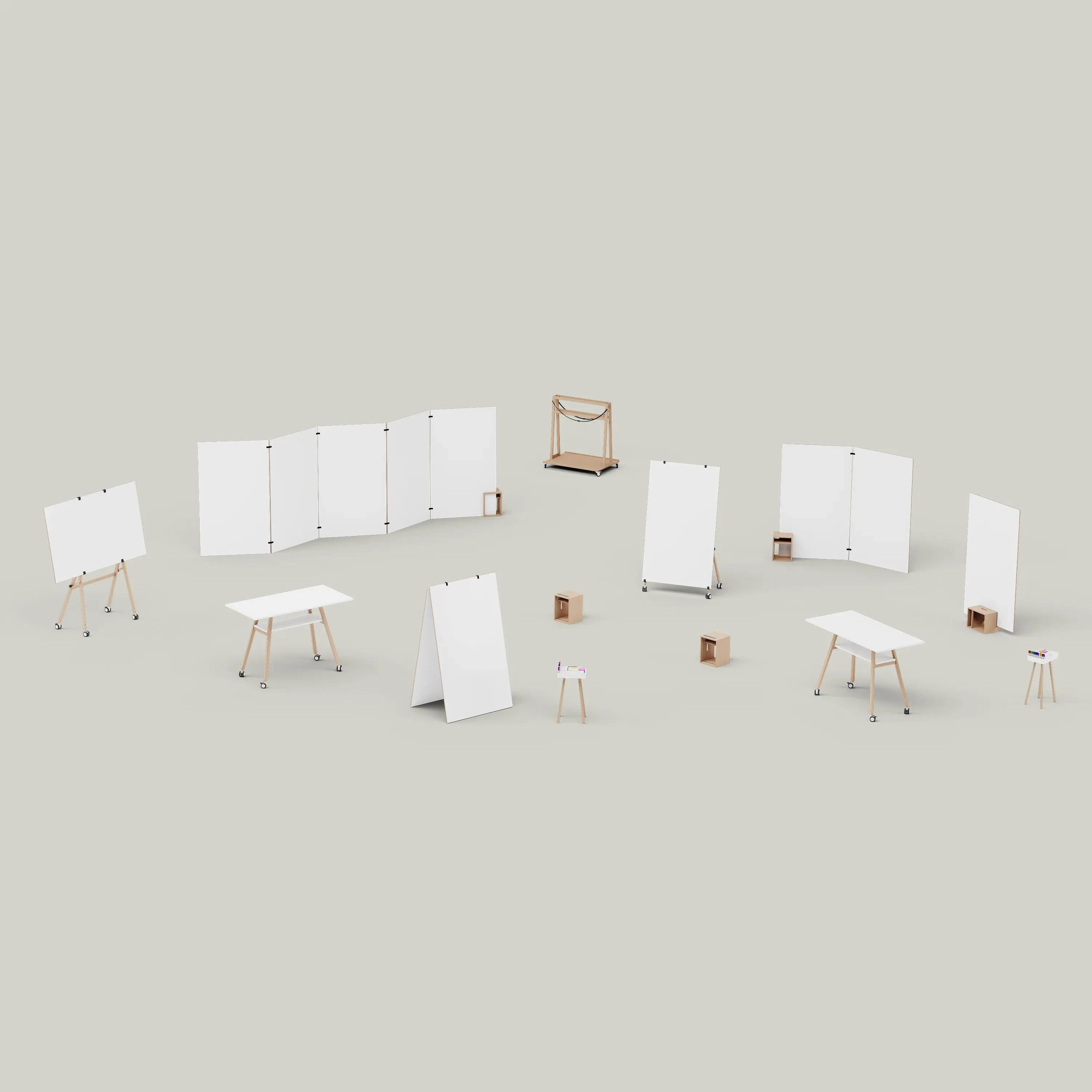 Studiotools - Design Thinking Whiteboard Set Team