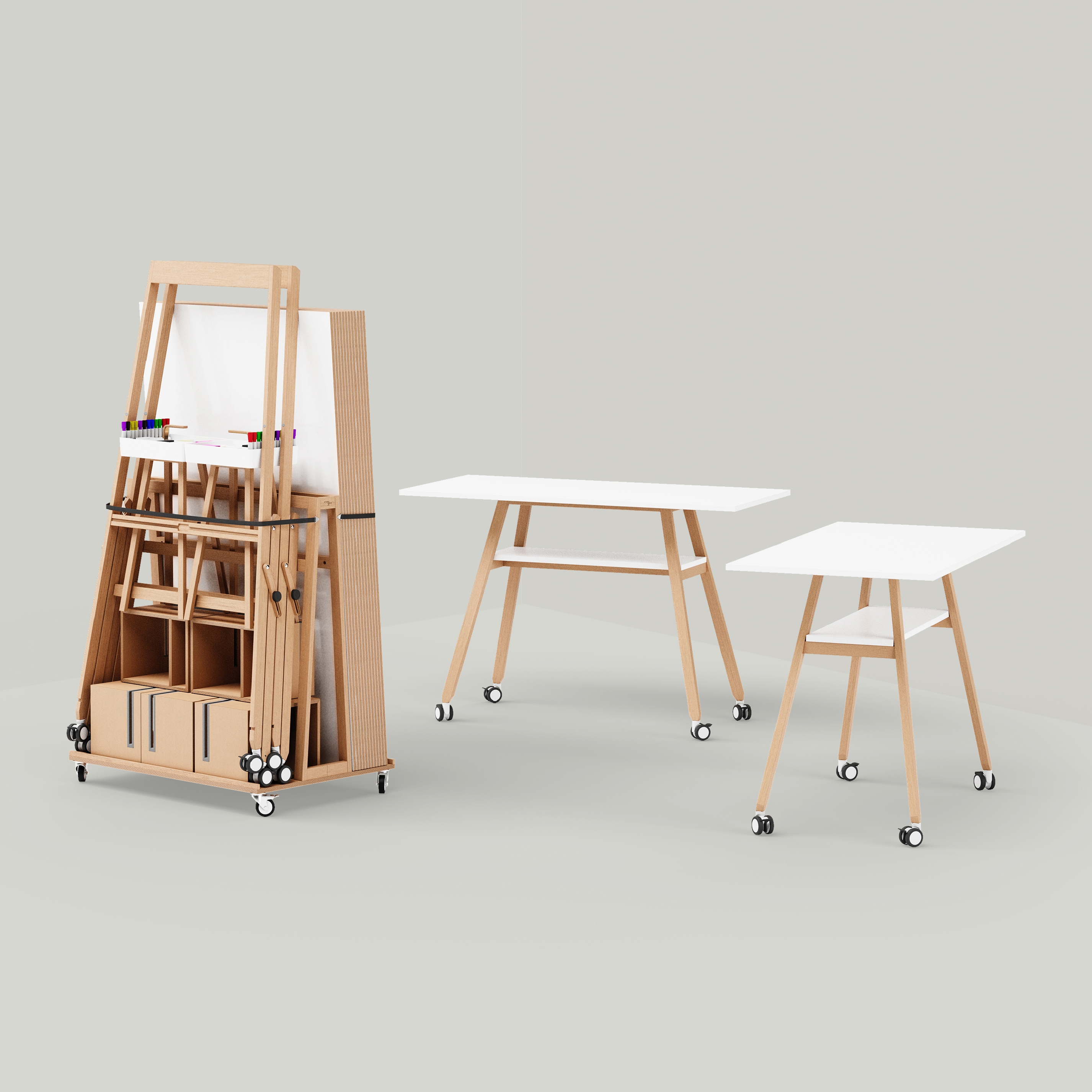 Display product Design Thinking Whiteboard Set Team from manufacturer Studiotools