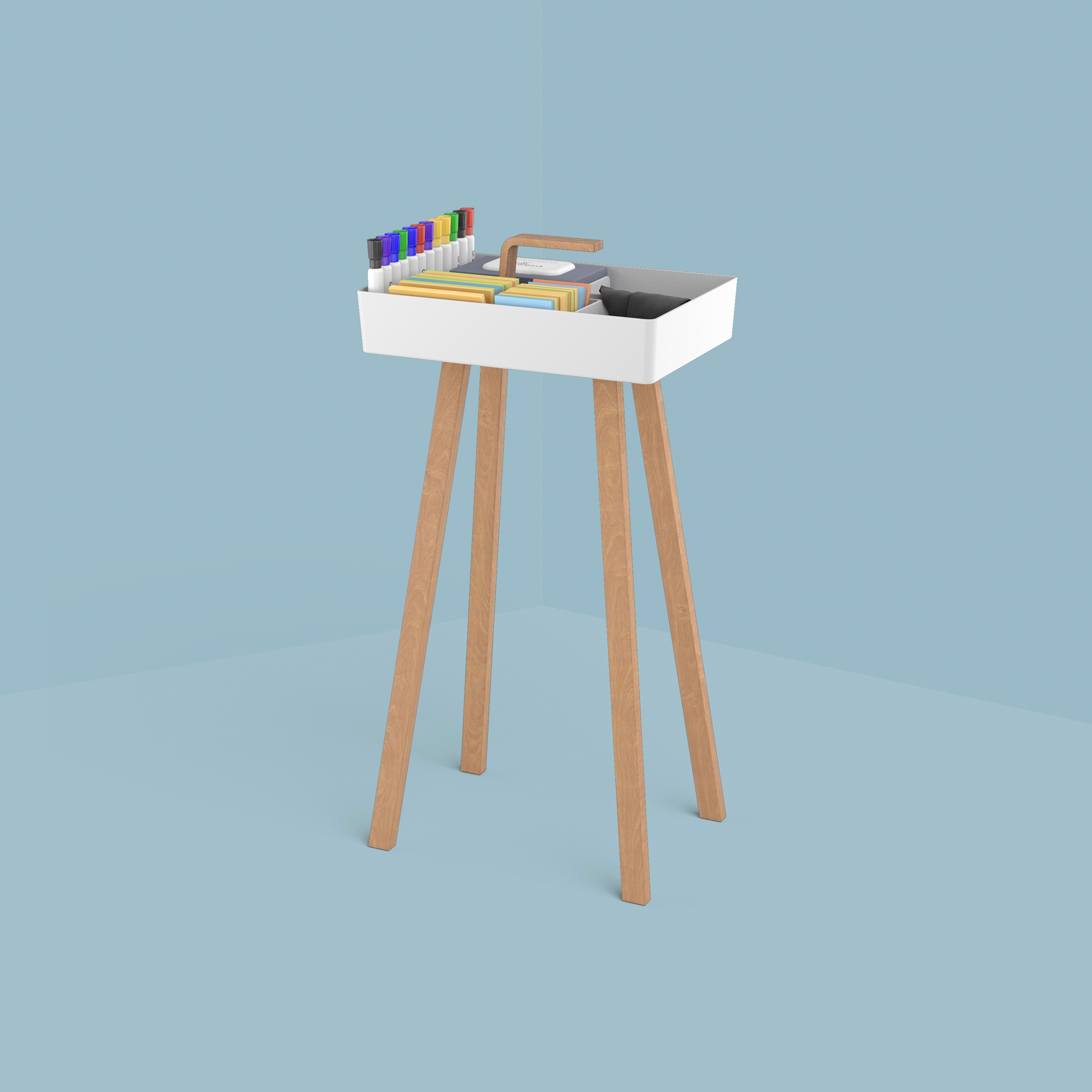 Mostra il prodotto Toolbox with Legs – Whiteboard Accessories Organizer del produttore Studiotools