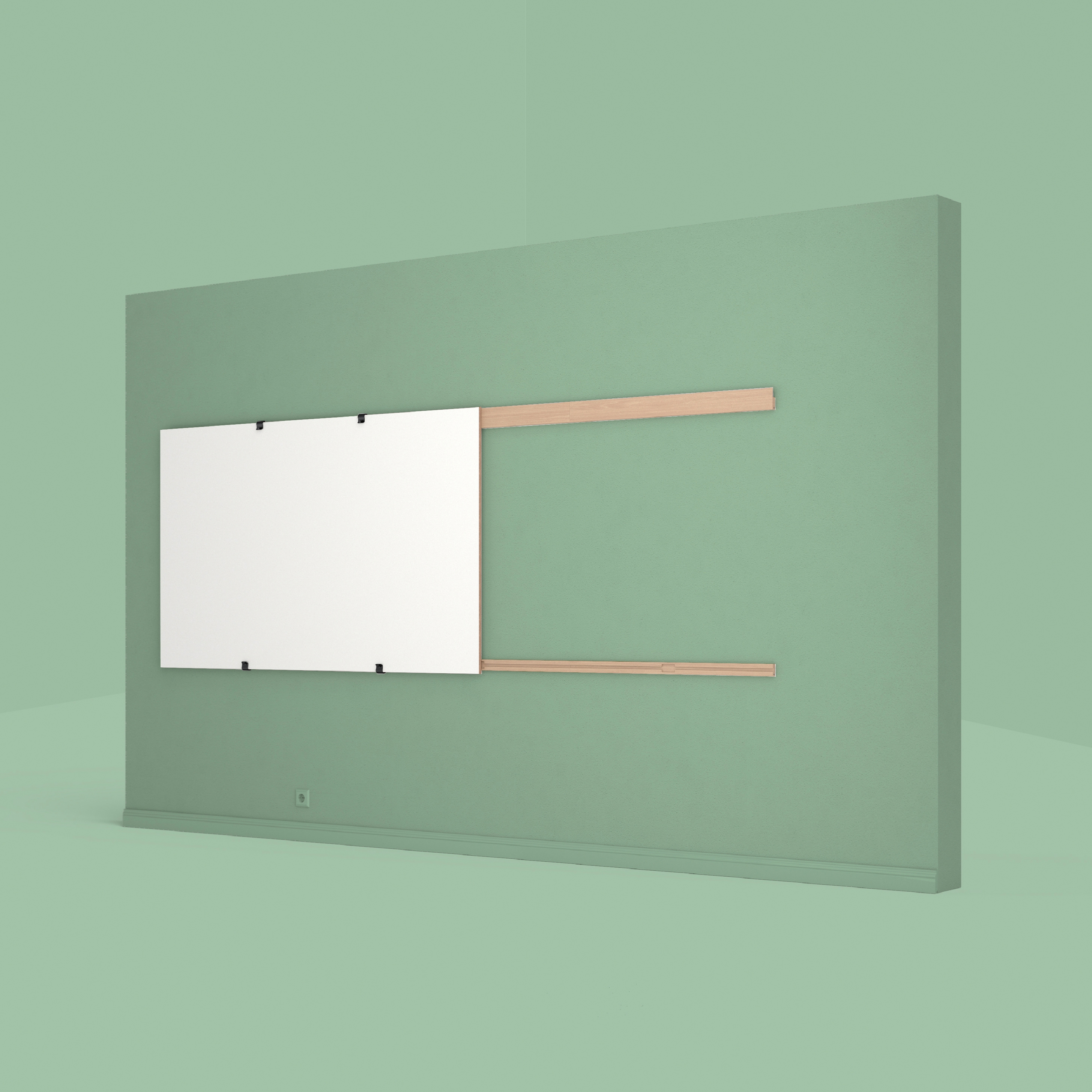 Produkt Wall Rails – Whiteboard Wandhalterung des Herstellers Studiotools anzeigen