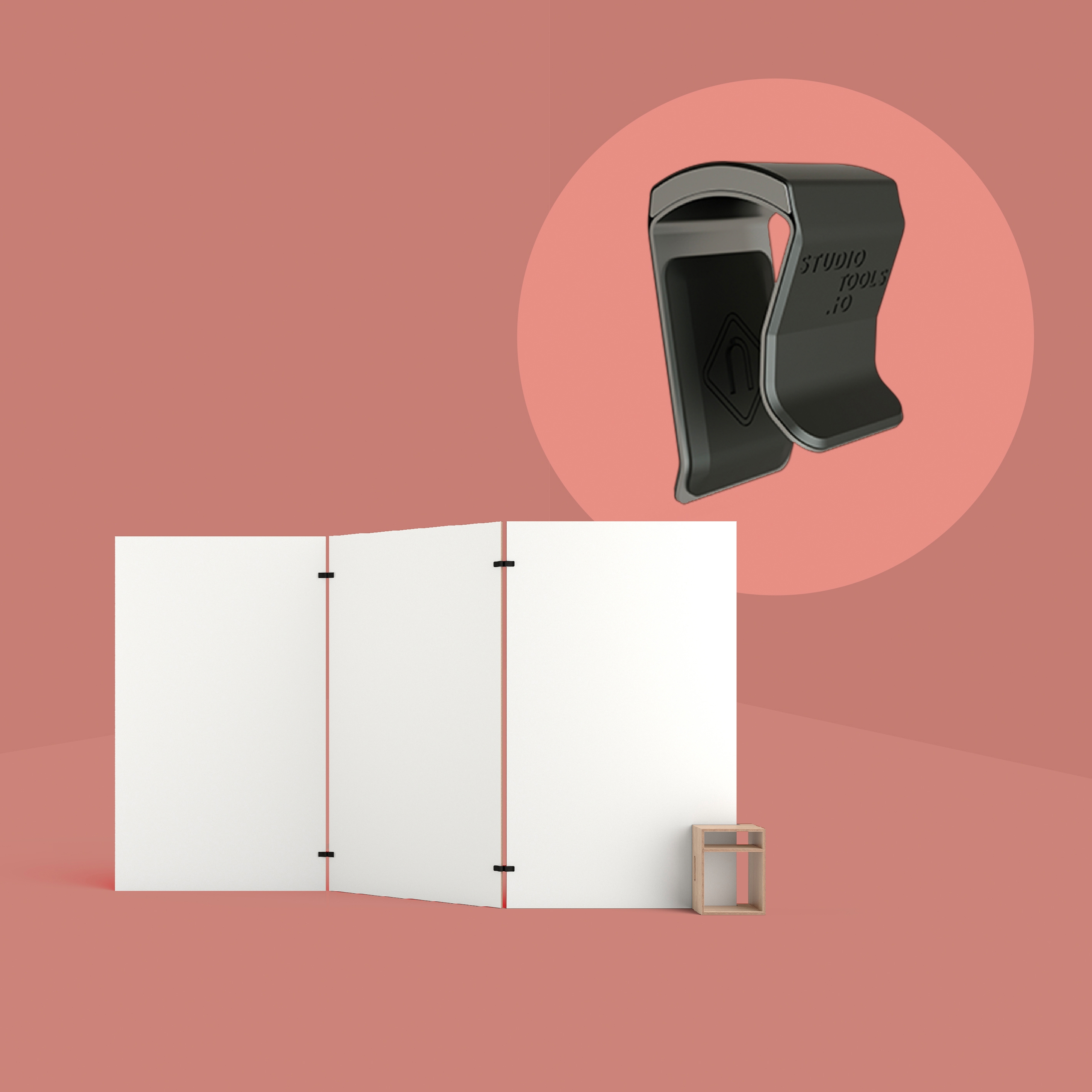 Produkt Magnetic Clips  – Whiteboard Verbindungselement des Herstellers Studiotools anzeigen