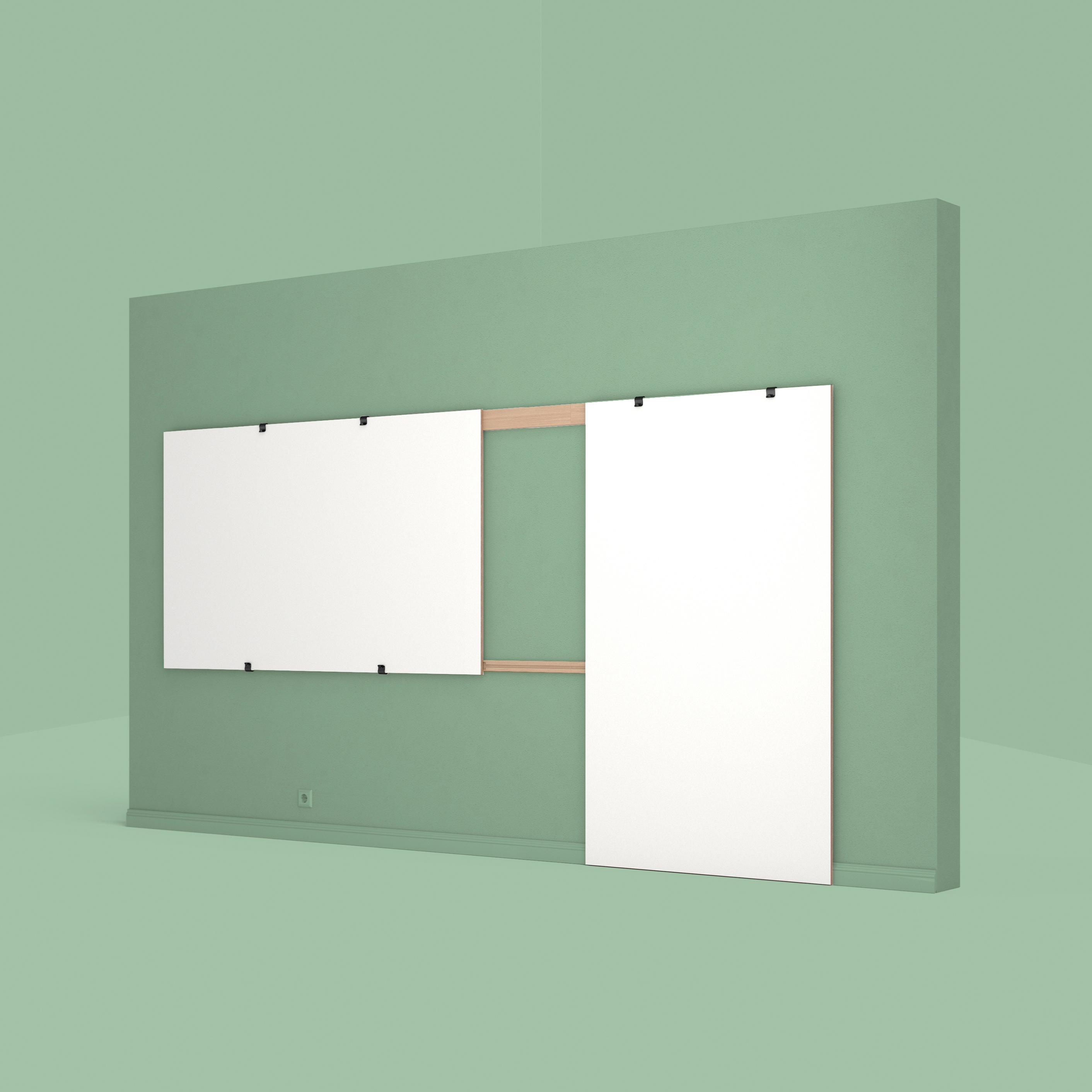 Display product Wall Rails – Whiteboard Wall Mount from manufacturer Studiotools