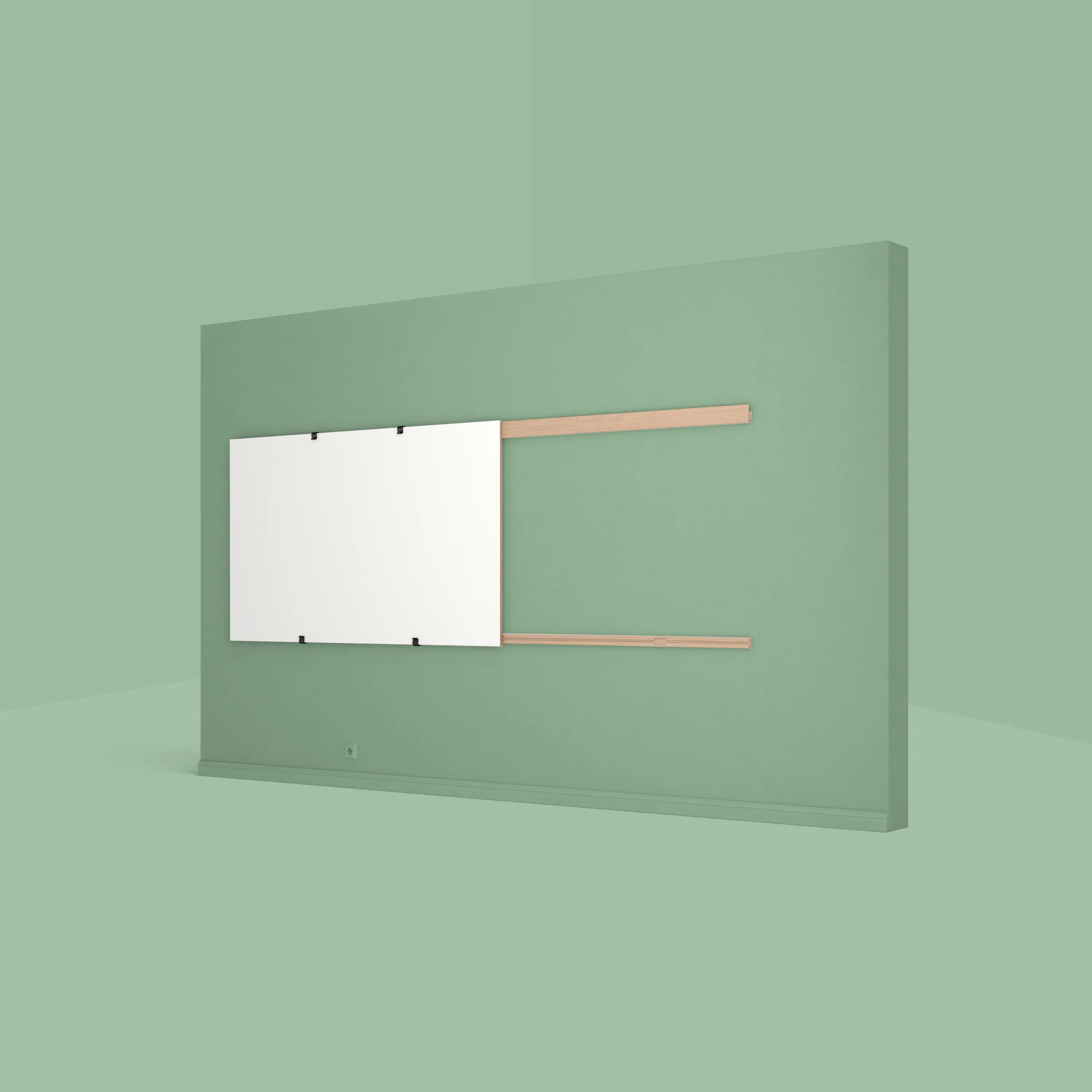 Studiotools - Wall Rails – Whiteboard Wall Mount