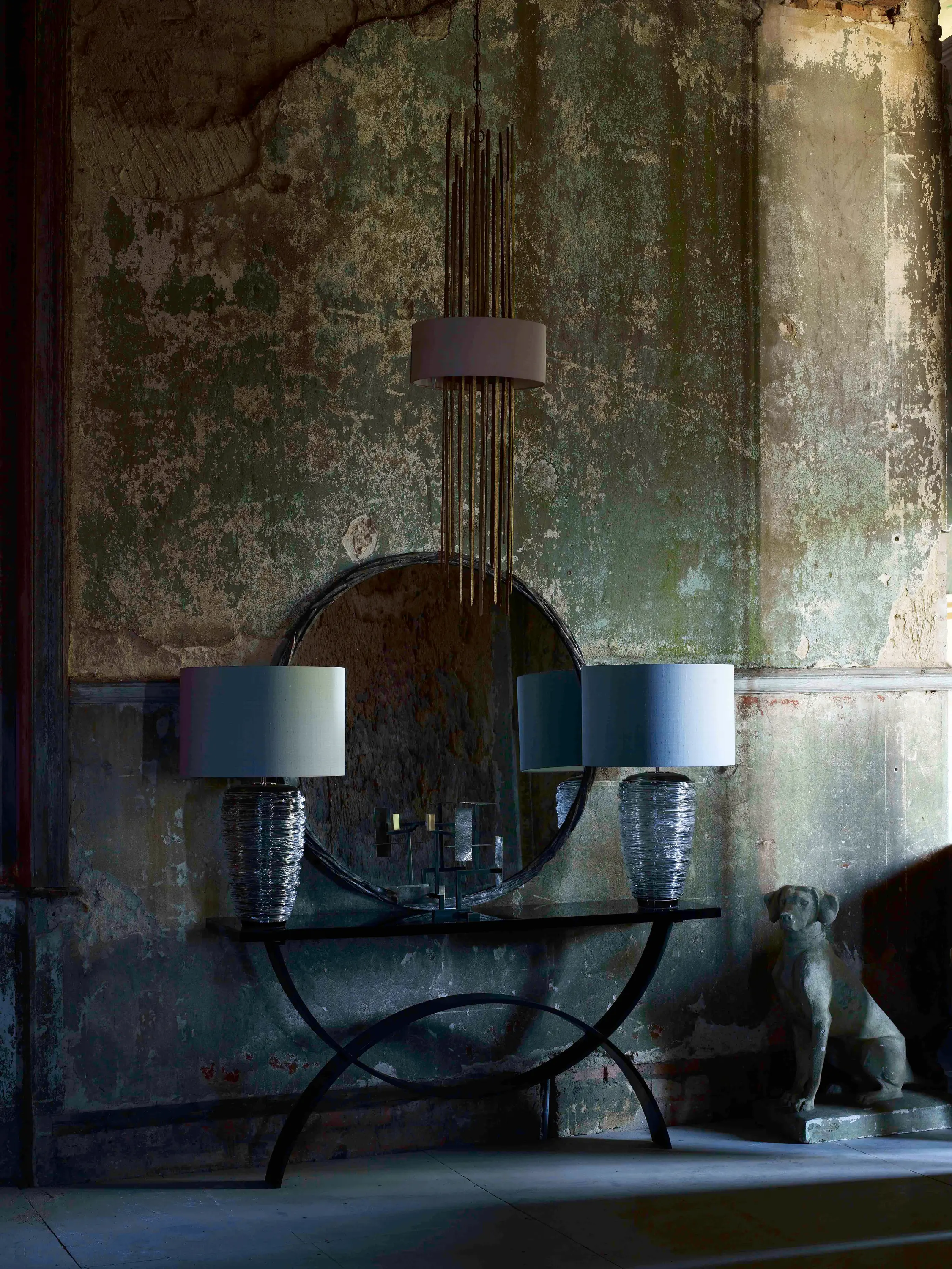Porta Romana - Fishtail | Large Fishtail Console Table