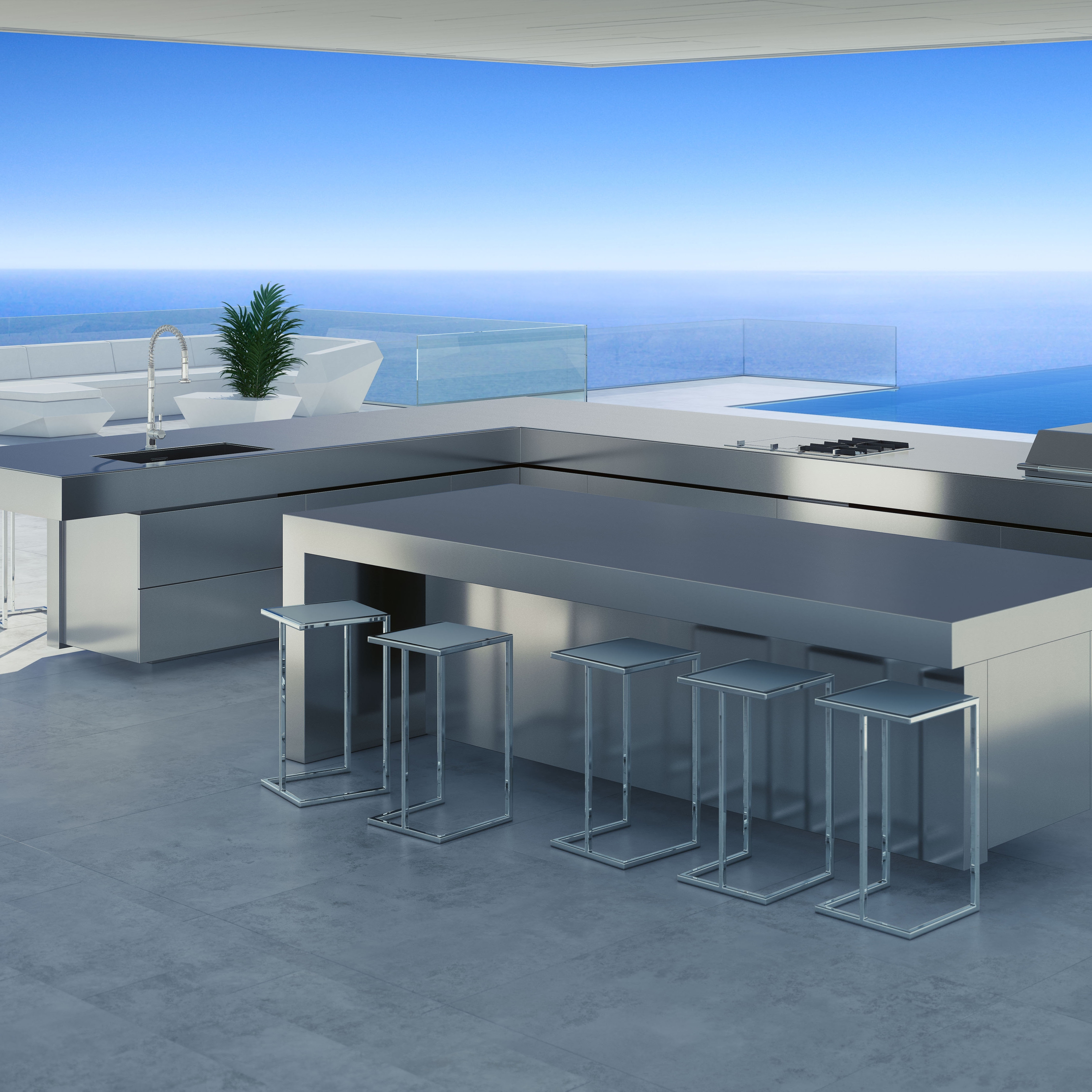 Mostrar el producto ISLA DE COCINA ACERO INOXIDABLE RAIATEA del fabricante Fesfoc