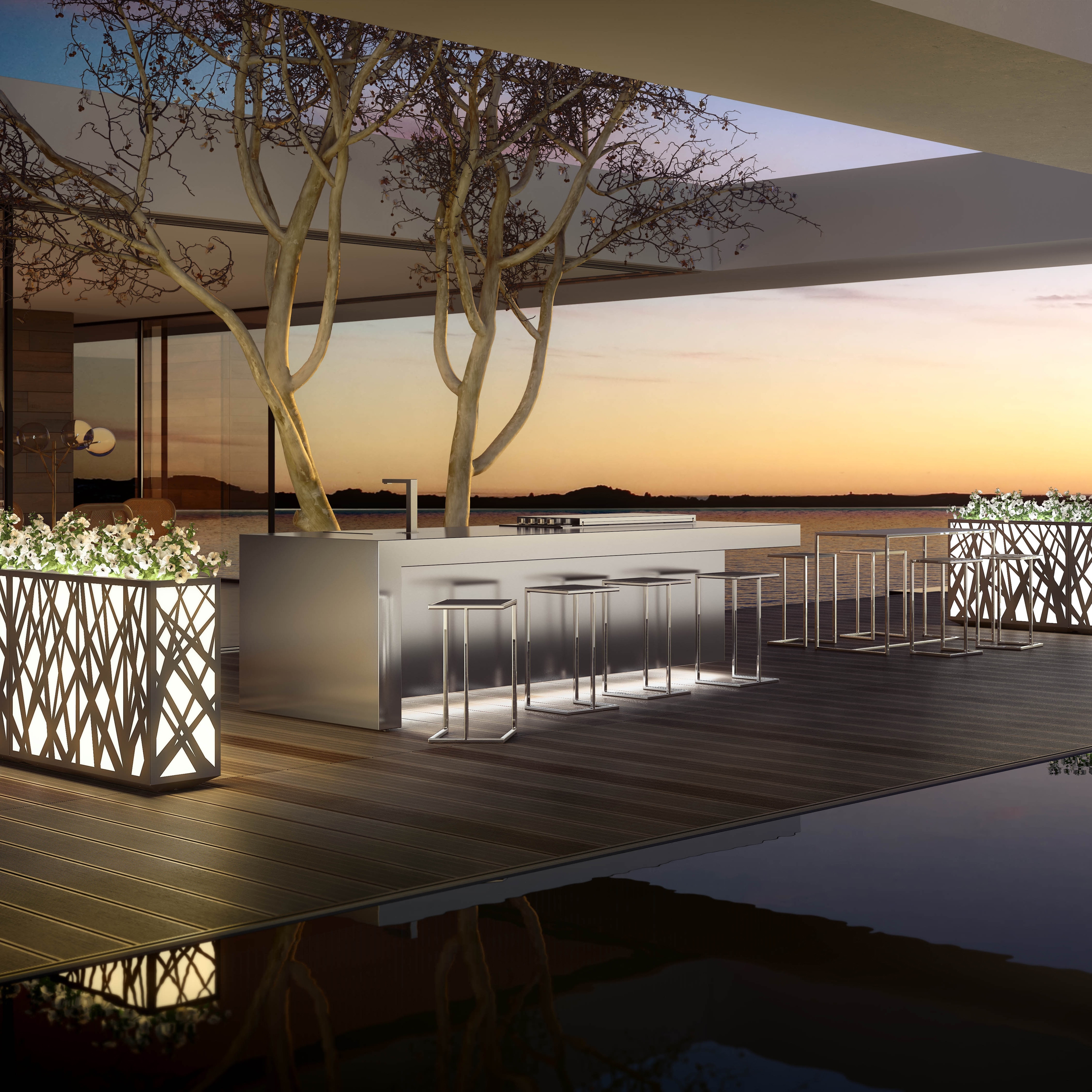 Mostrar el producto JARDINERA LUMINOSA DE DISEÑO JUNGLE del fabricante Fesfoc