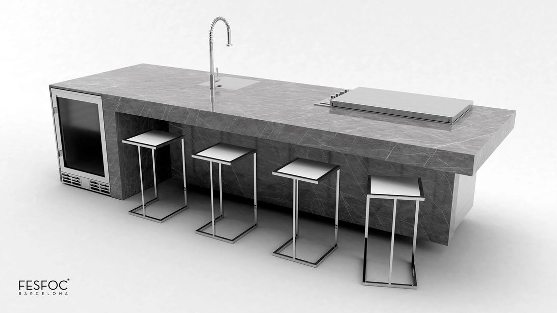 Picture of LUXURY OUTDOOR KITCHEN ISLAND KAUAI - Island kitchens from Fesfoc ...