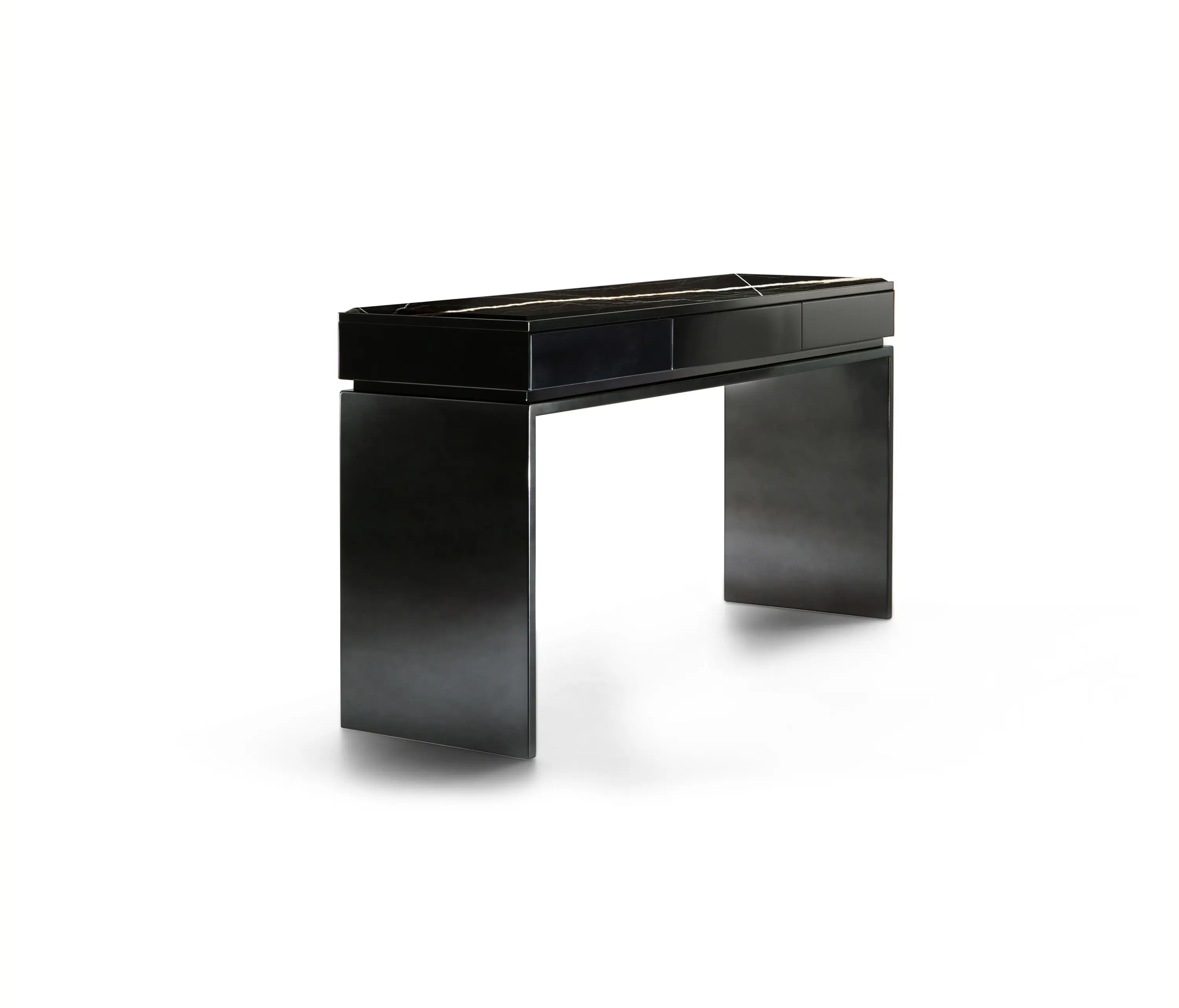MALERBA - Black & More | Console with drawers 150