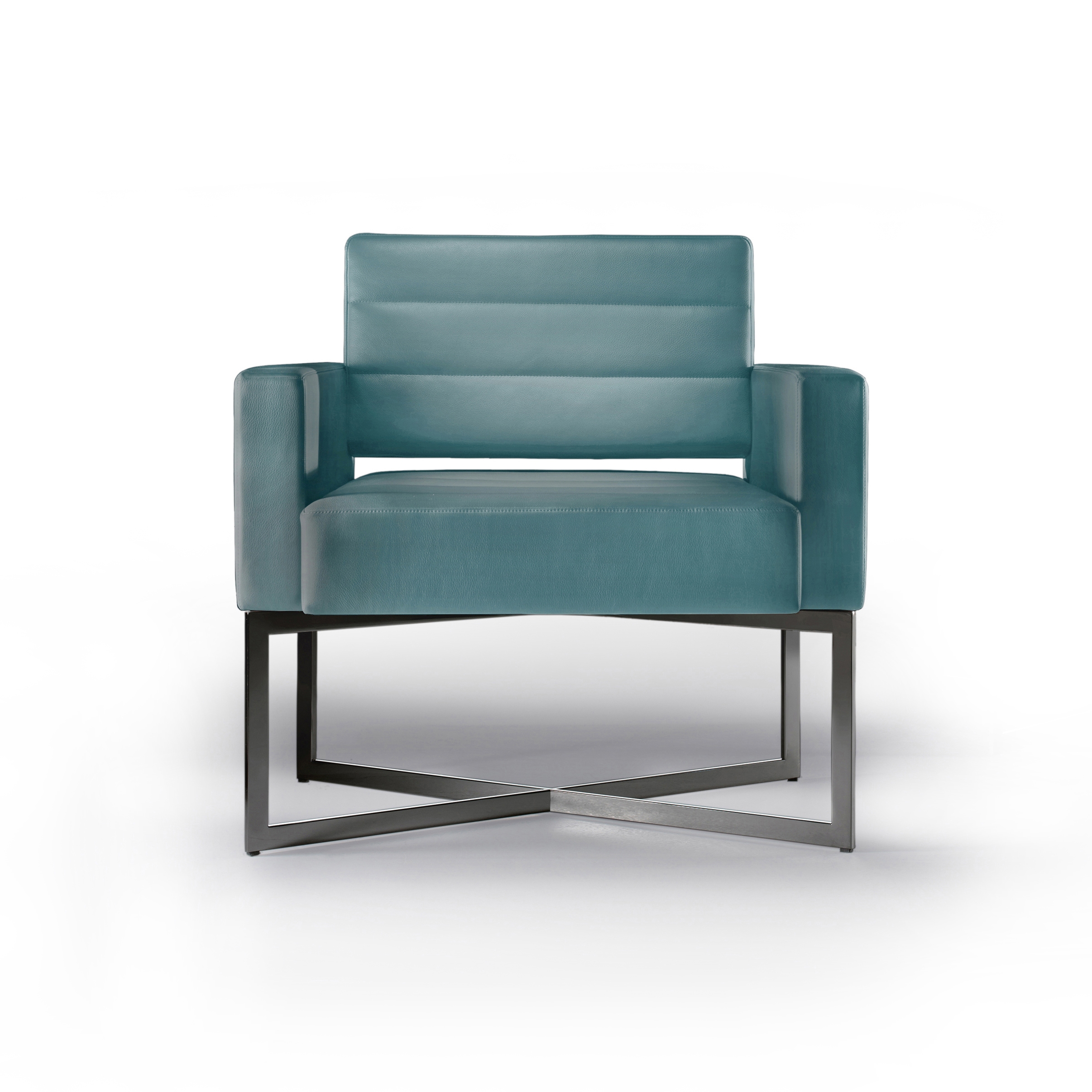 Mostrar el producto Black & More | Arm chair with metal base del fabricante MALERBA