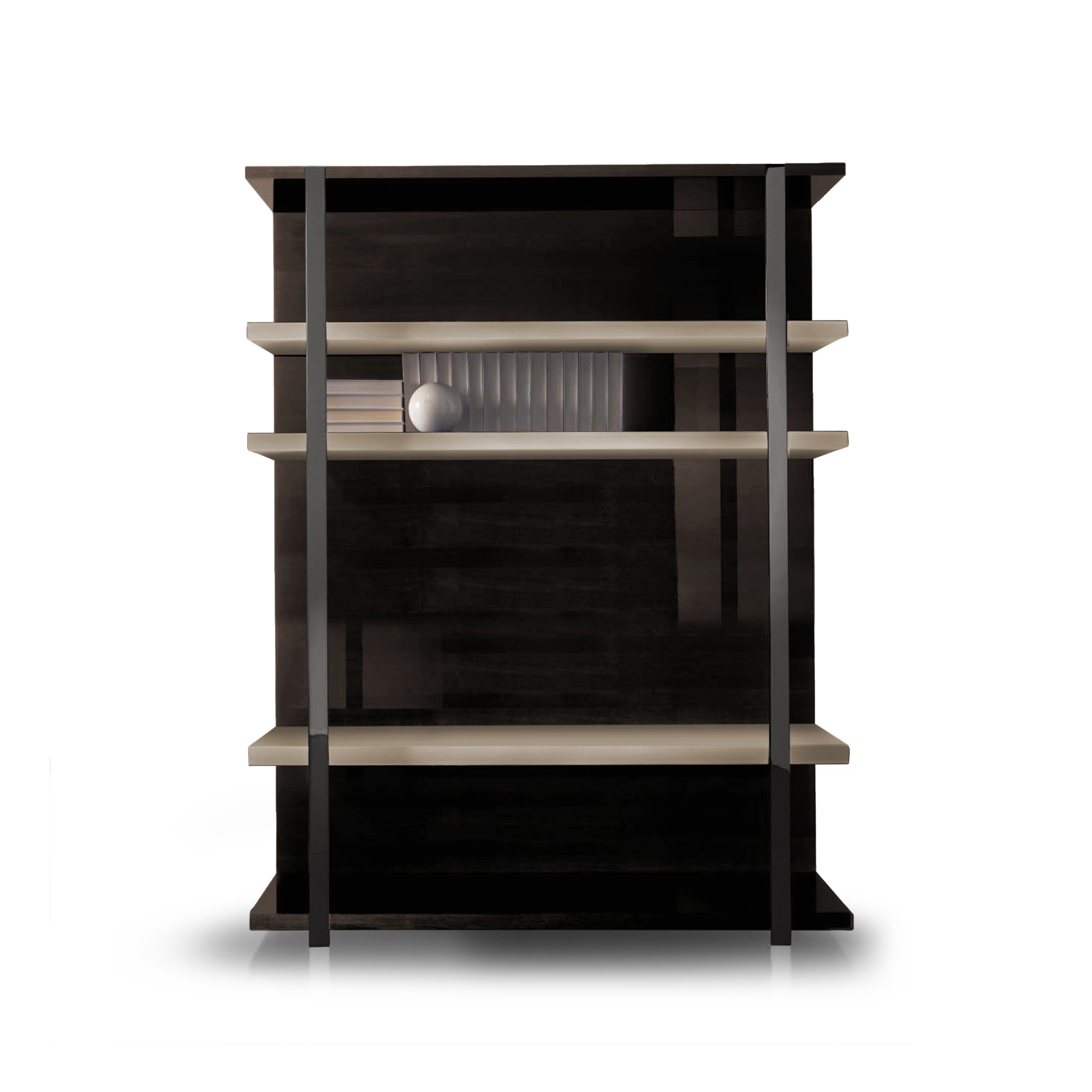 Afficher le produit Perfect Time | Bookcase designed to accept flatscreen TV du fabricant MALERBA
