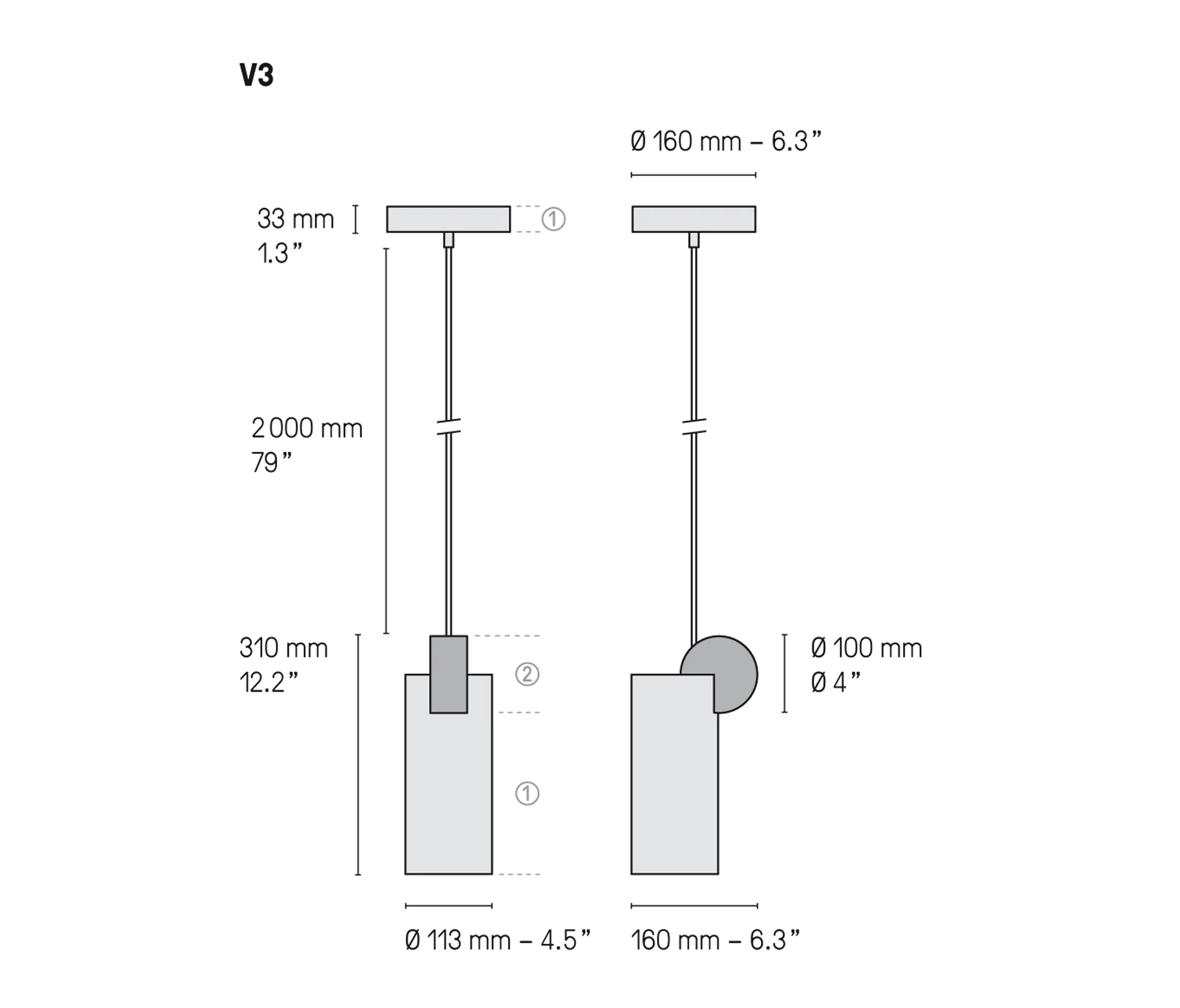 CVL Luminaires - Calée V3 su