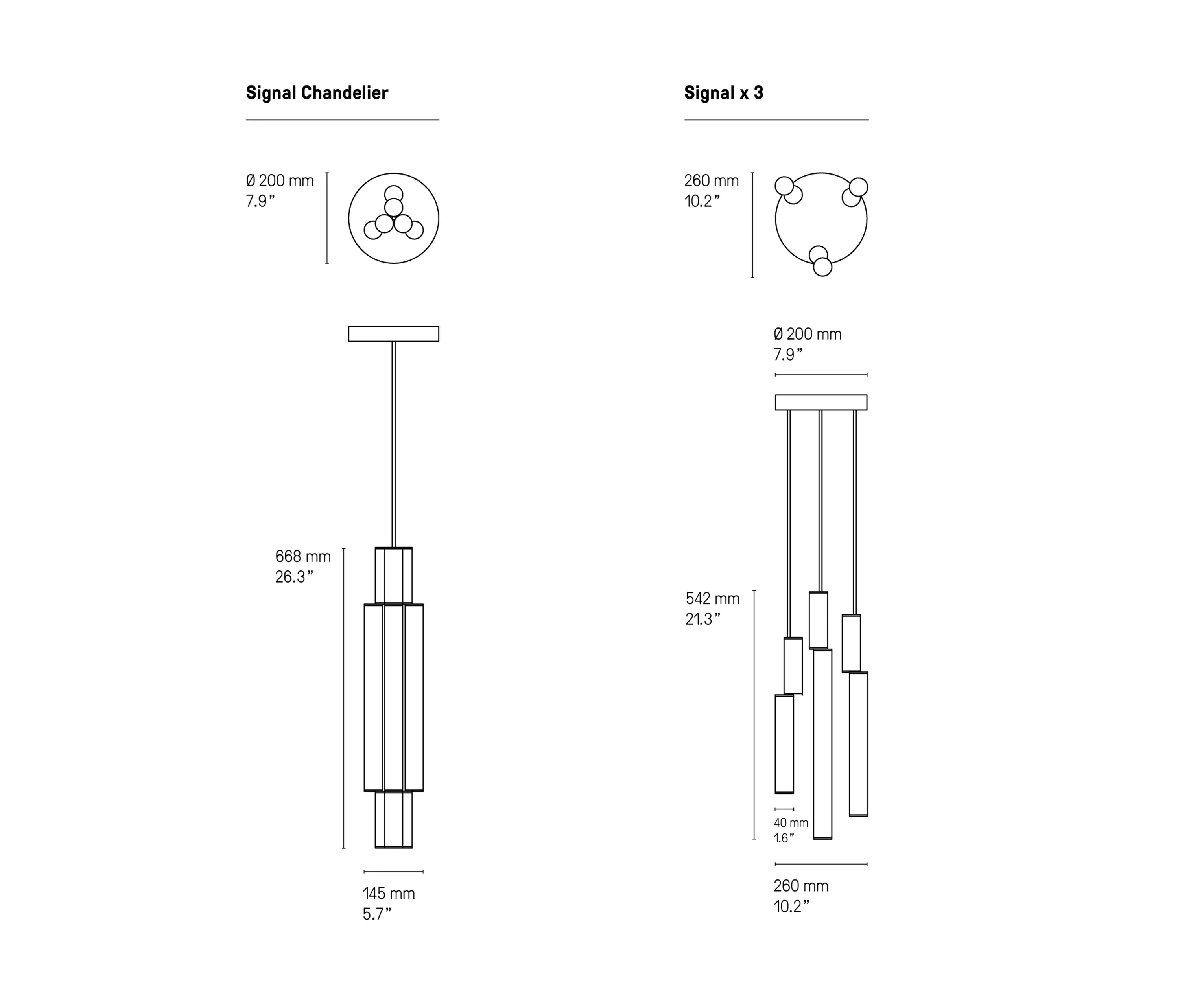 CVL Luminaires - Signal Chandelier