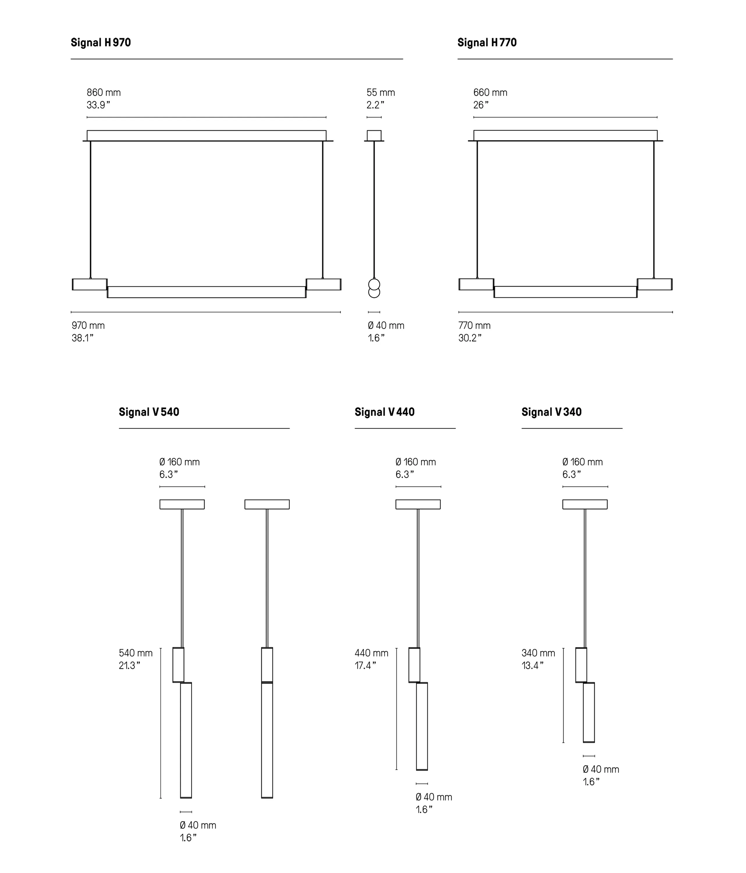 CVL Luminaires - Signal H770 su