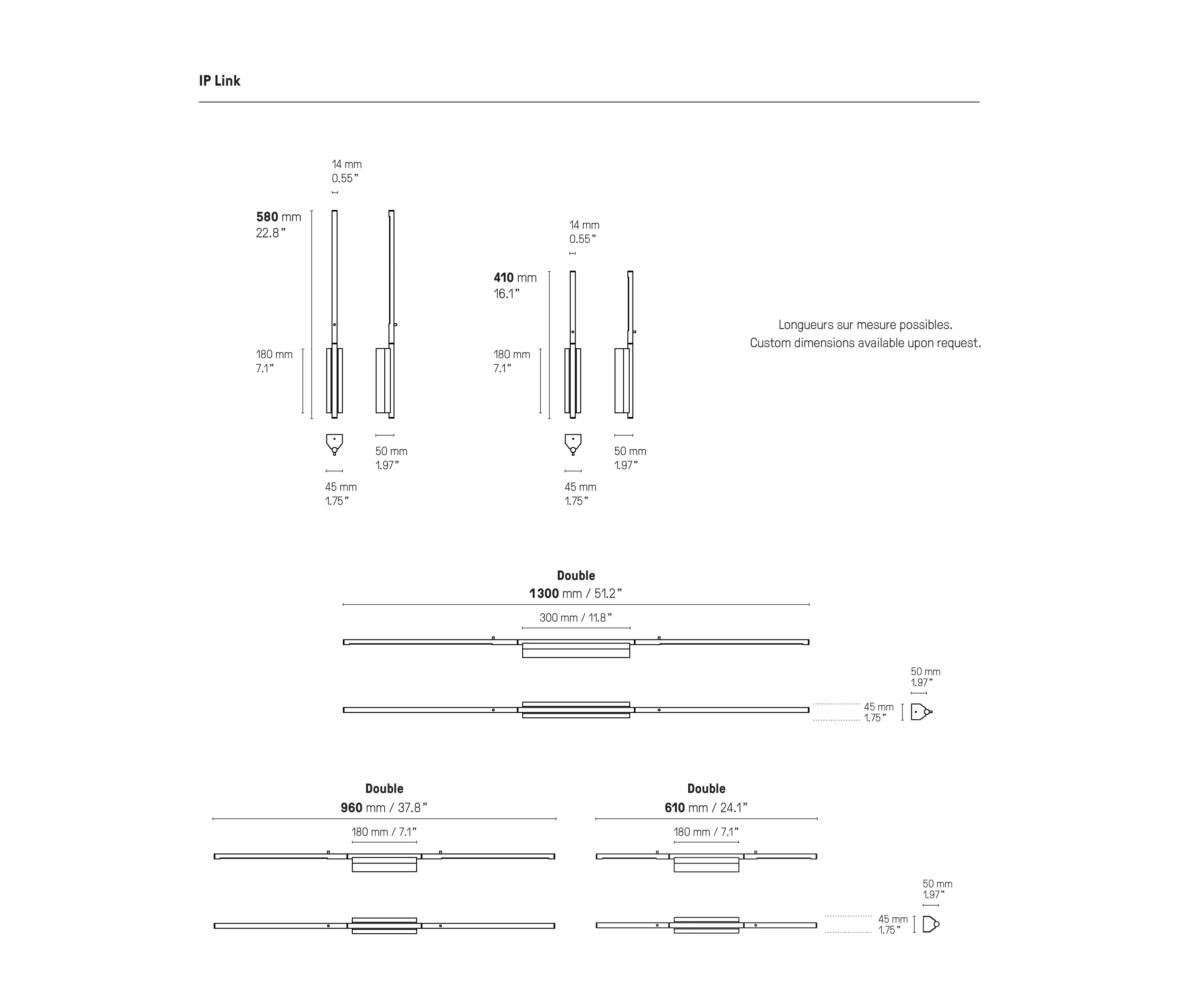 CVL Luminaires - Link | IpLink 960 double
