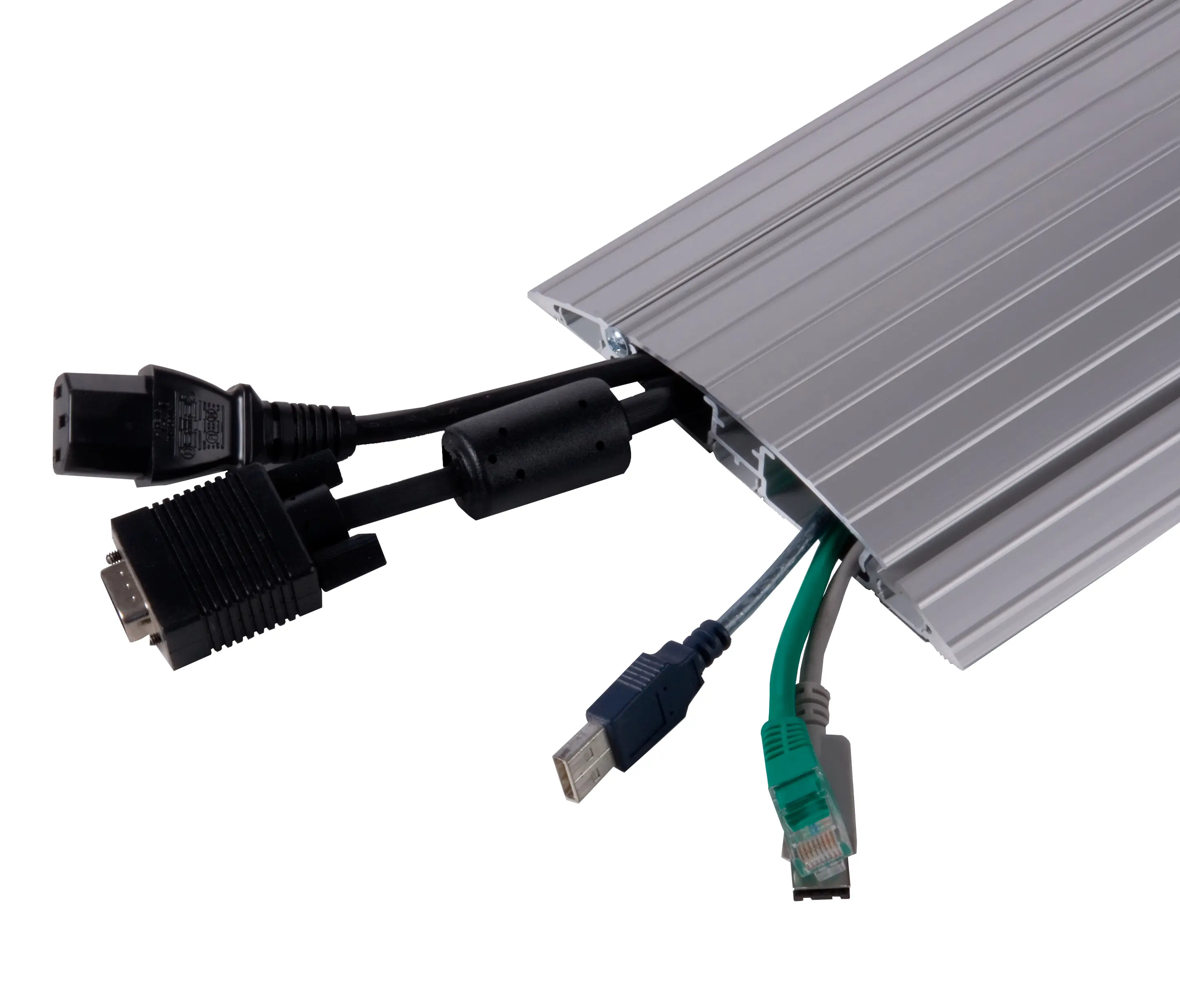 Dataflex - Addit hinged cable protector - straight 452