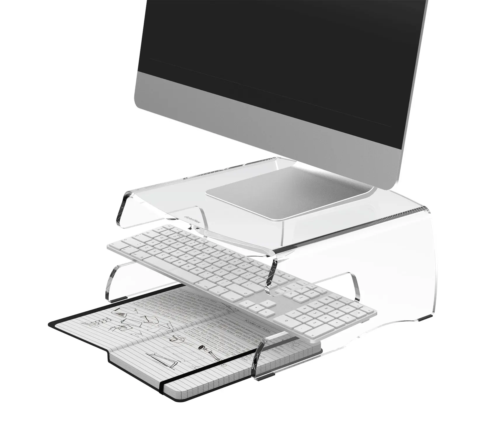 Dataflex - Addit Monitorerhöhung 100