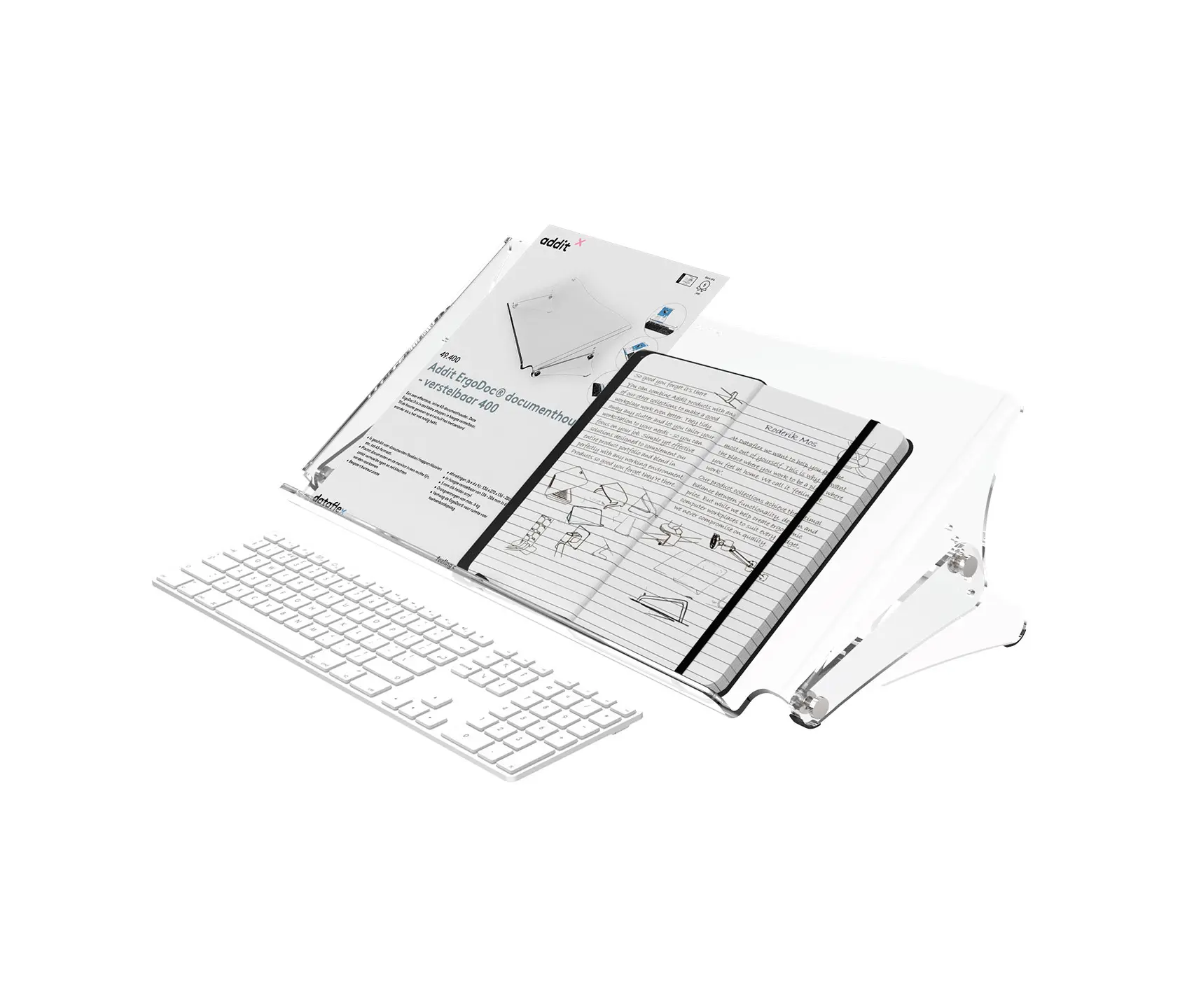 Dataflex - Addit ErgoDoc® document holder - adjustable 400