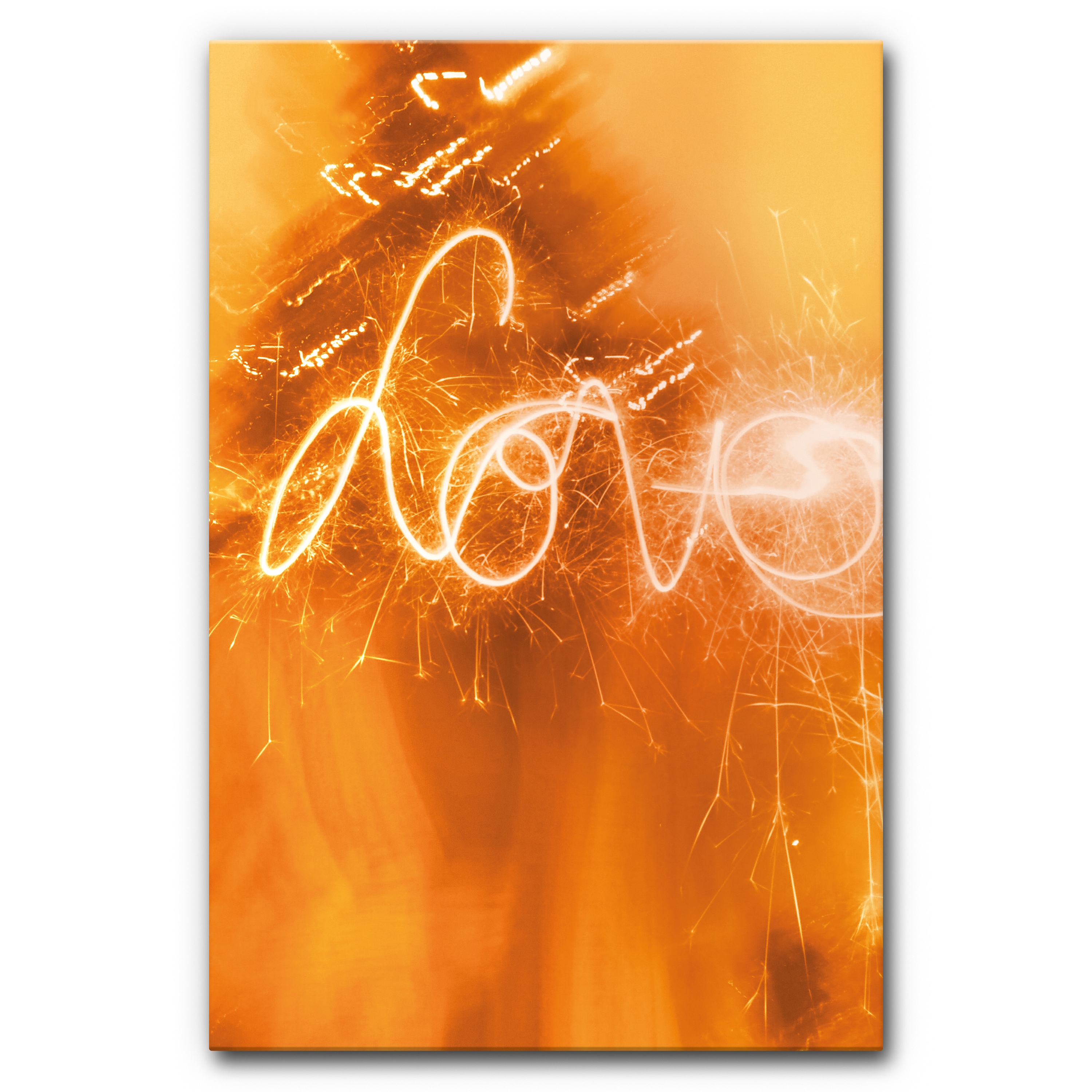 Sound Absorbing Acoustic Frame Motif Love