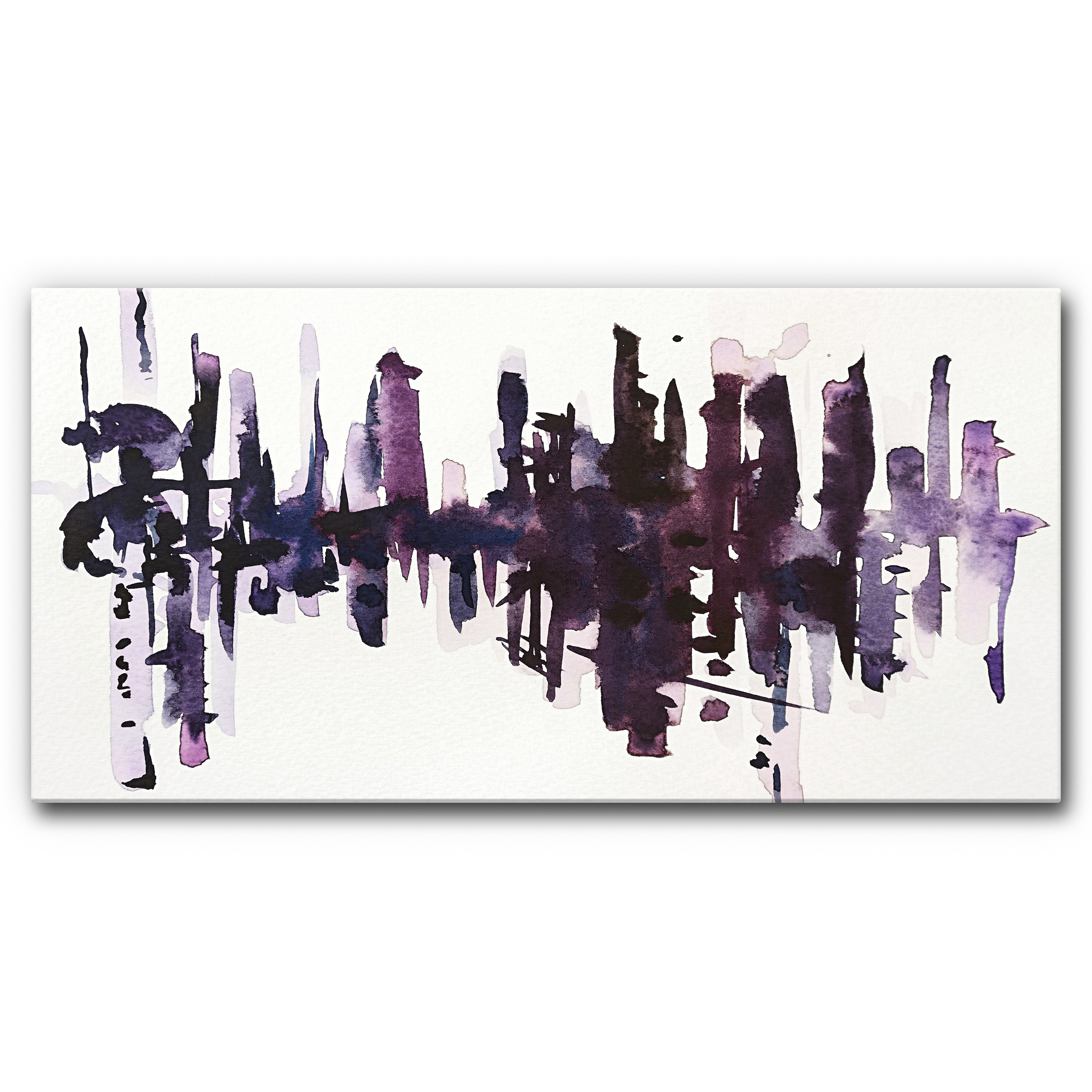 Afficher le produit Sound Absorbing Acoustic Frame Motif Violet Melody du fabricant Akustikbild-Manufaktur
