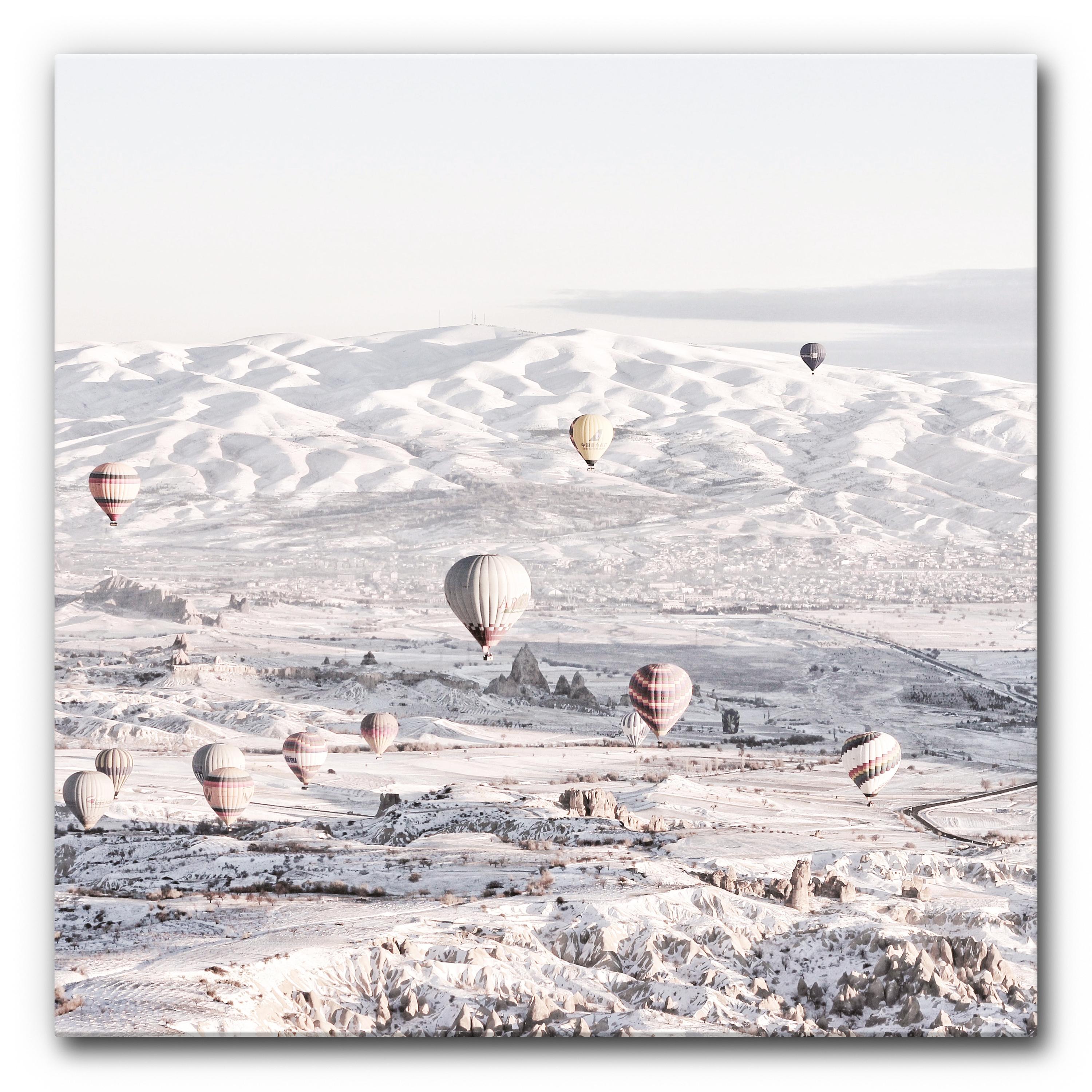 Sound Absorbing Acoustic Frame Motif Winter Balloons