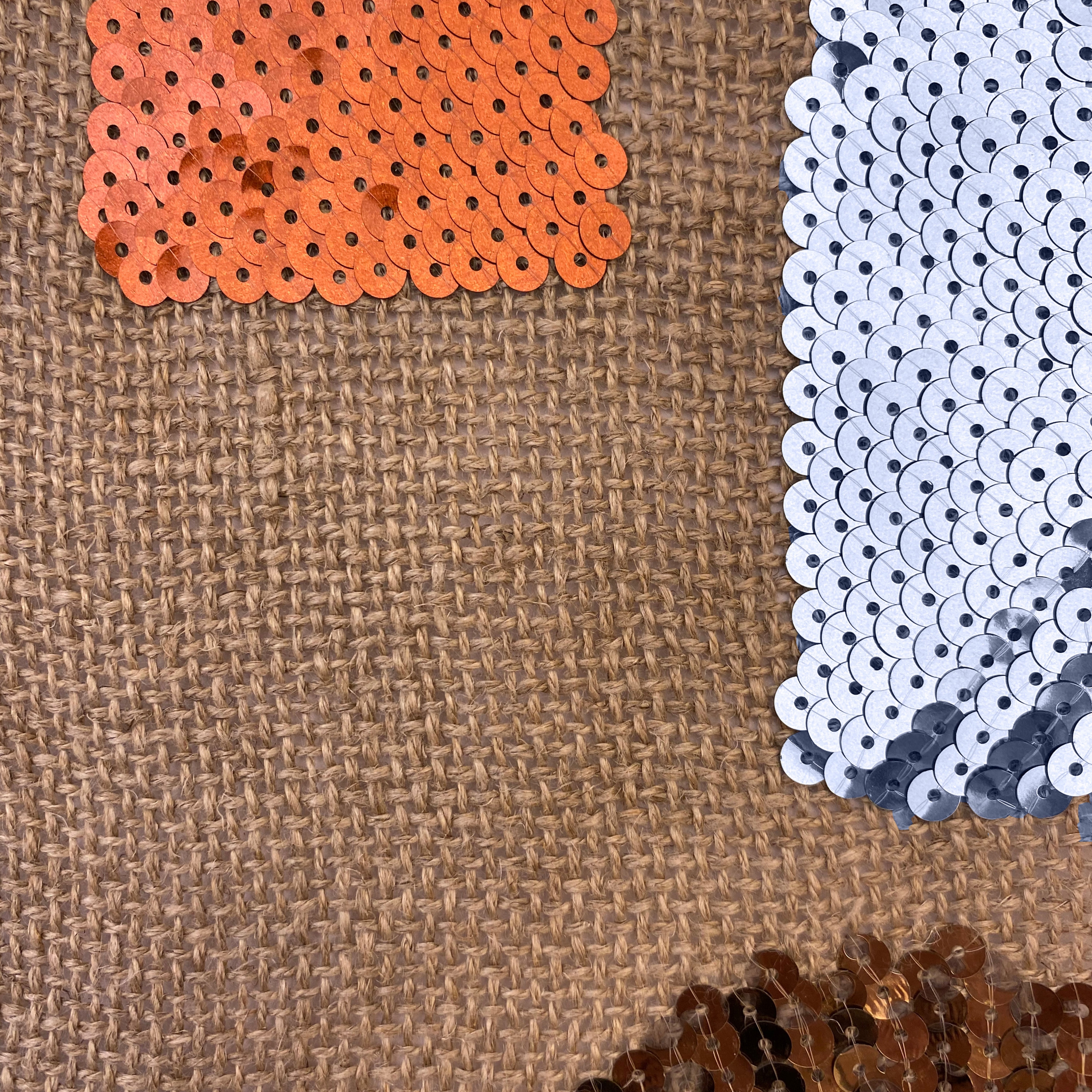 Linopaille col. 101 linen/brown/blue