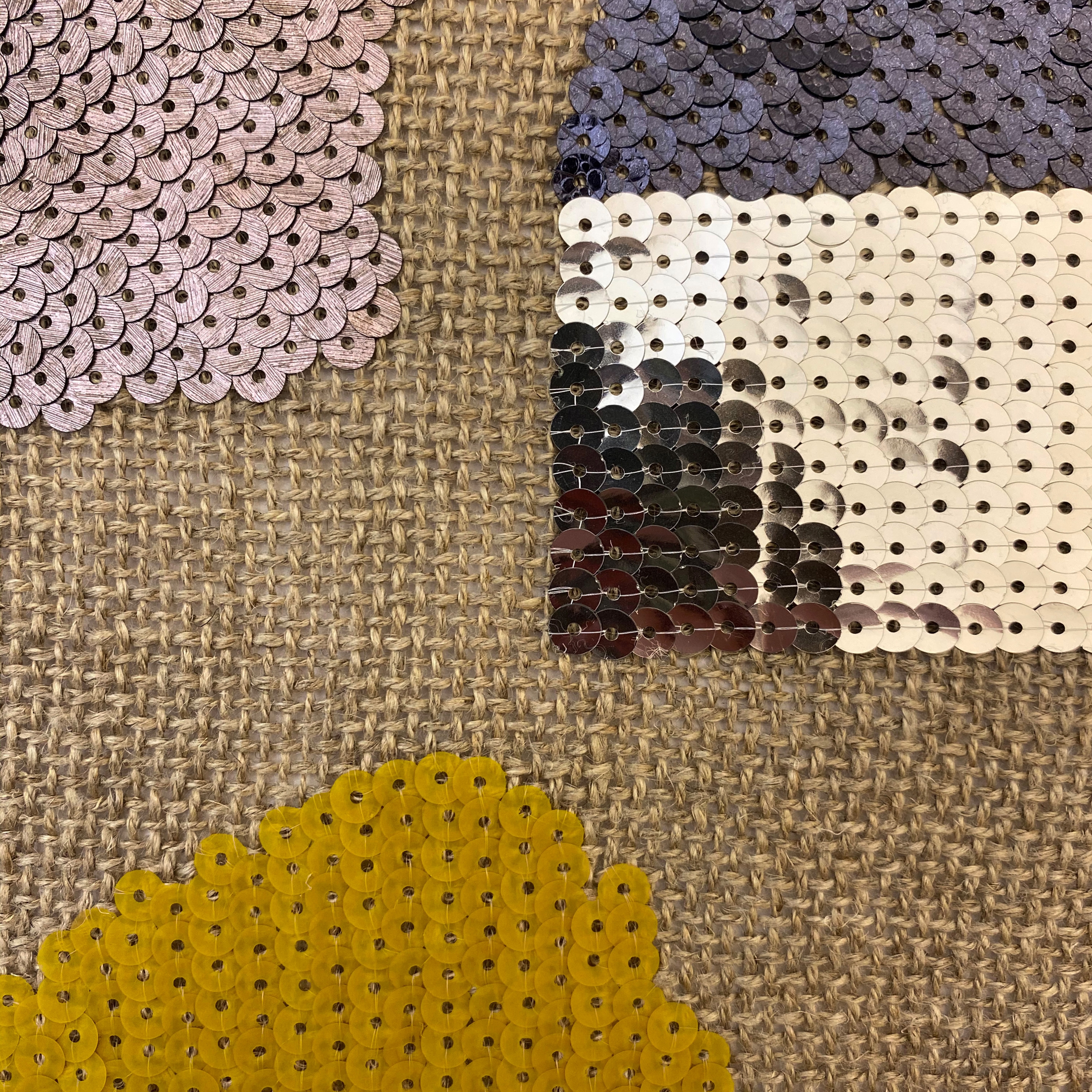 Linopaille col. 102 linen/yellow/gray