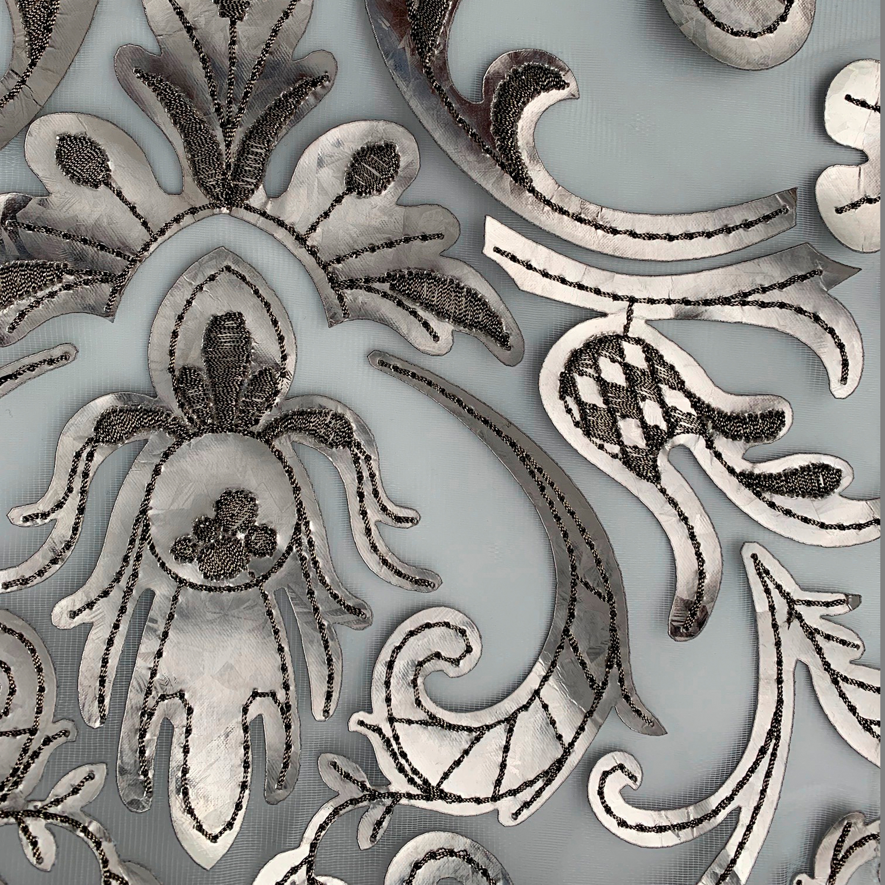 Amalia col.301 silver antique/white