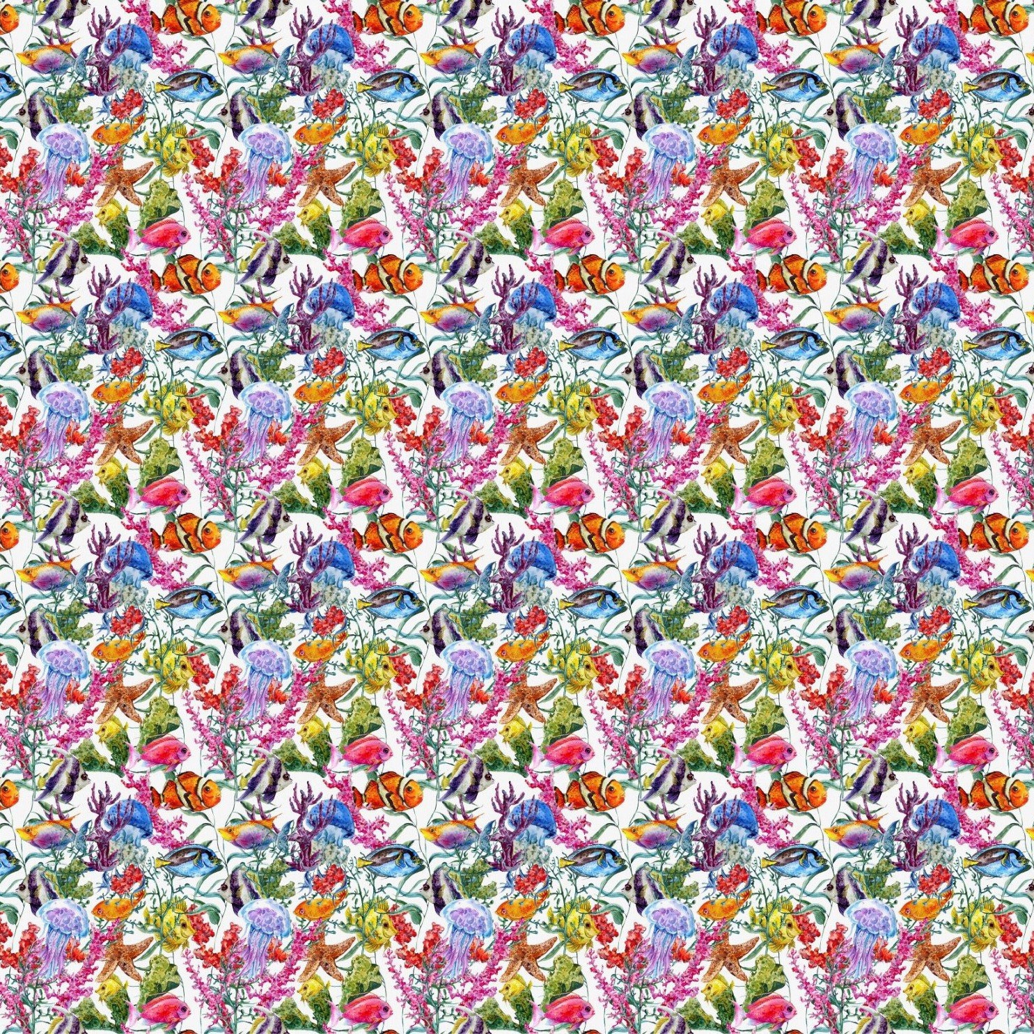 Fish Party | Blue/Pink