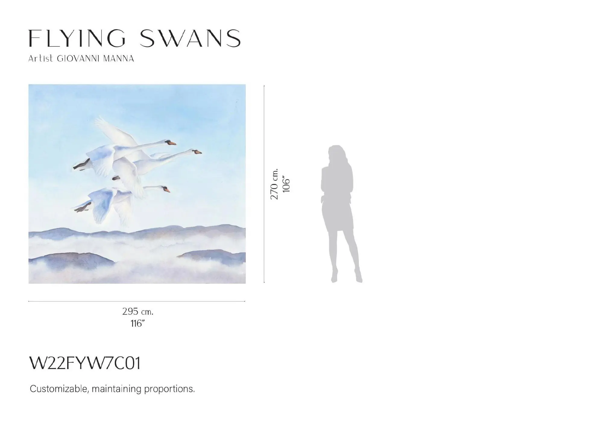 Absoluta Collection - Flying Swans