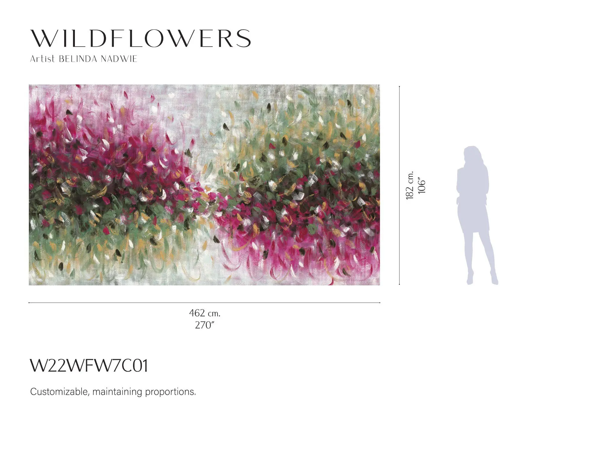 Absoluta Collection - Wildflower | Green/Purple