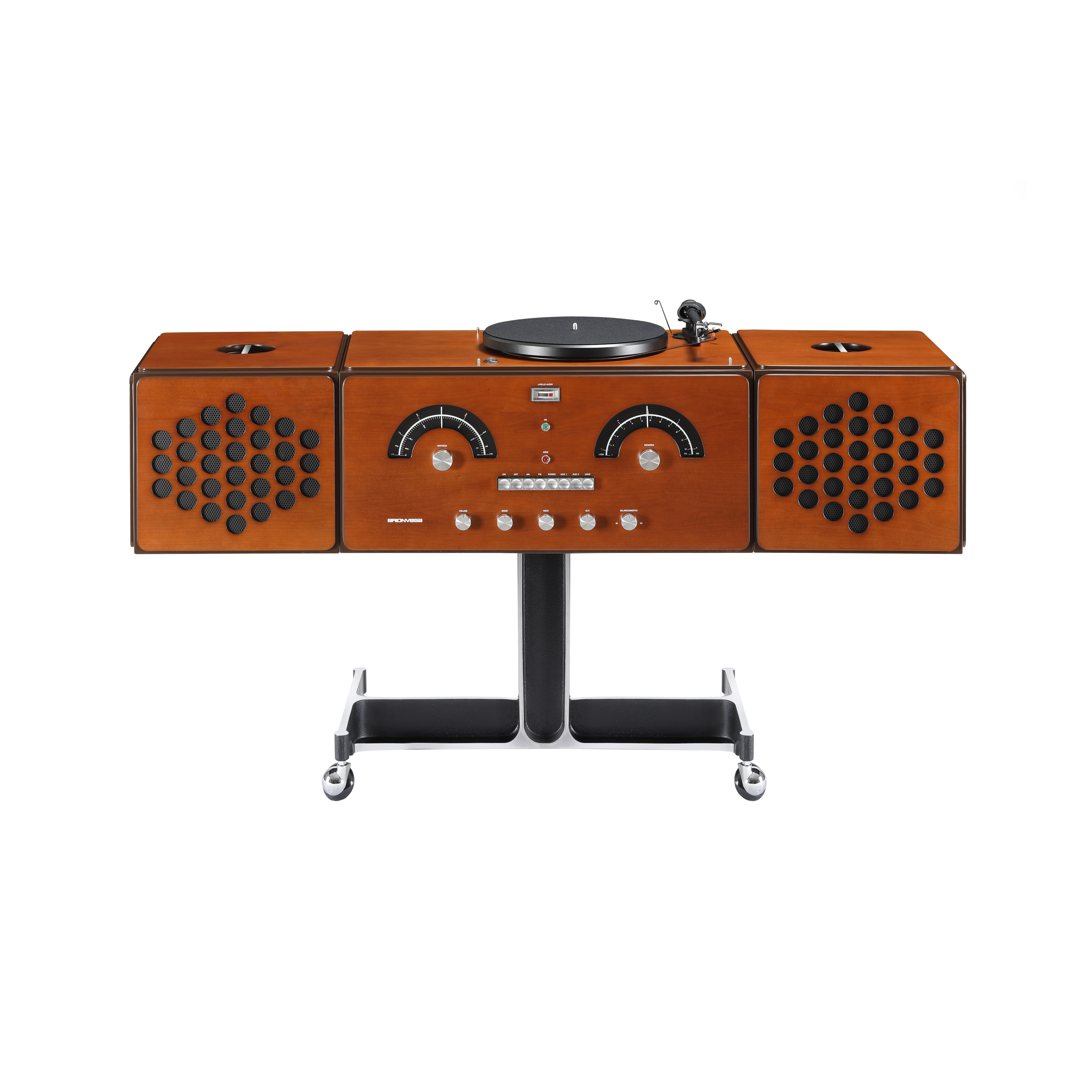 Display product Radiofonografo | rr226-fo-st-Ciliegio from manufacturer Brionvega