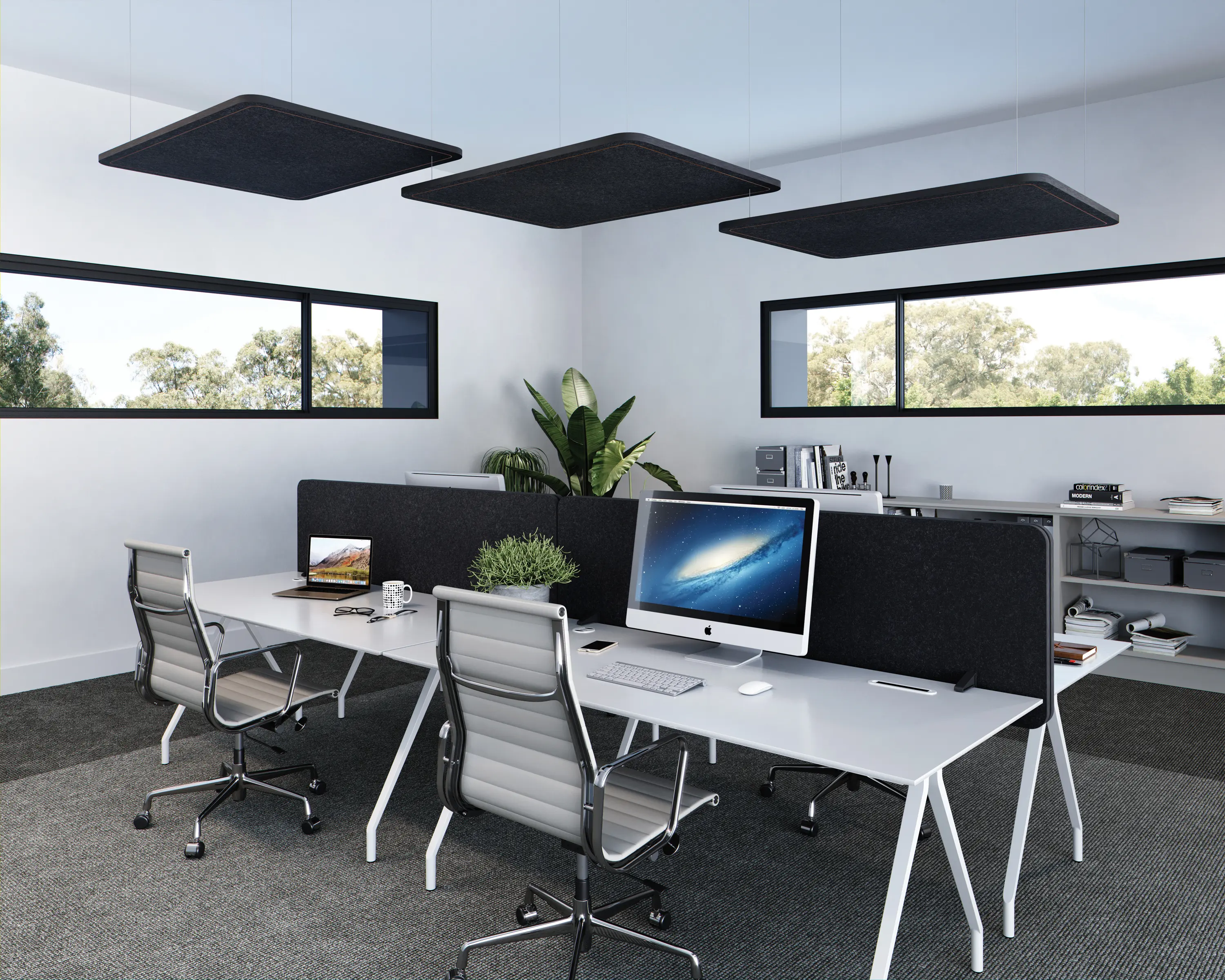 Woven Image - Workstation Screen | EchoPanel® Adapt Social