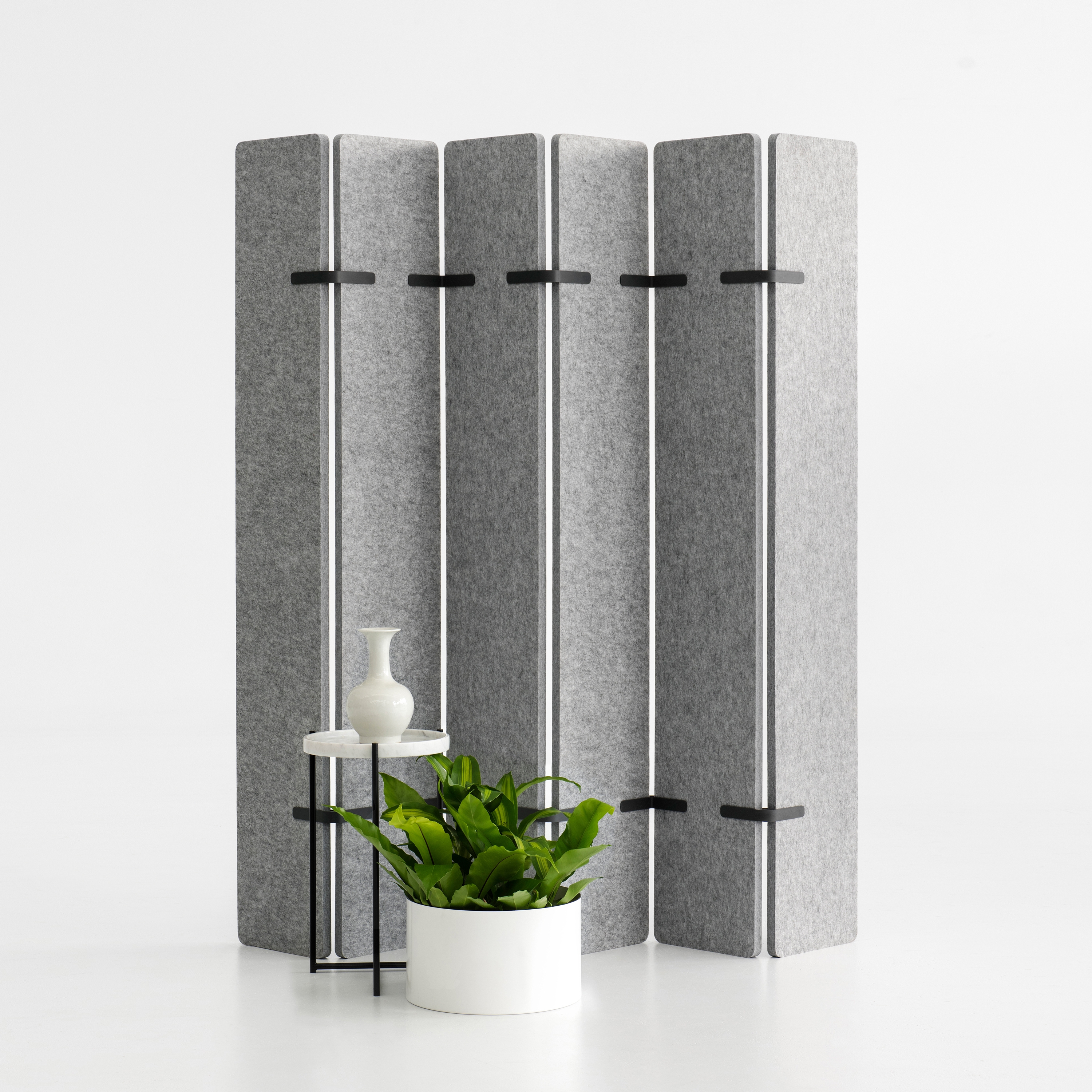 Afficher le produit Free- Standing Space divider | EchoPanel® Paling du fabricant Woven Image