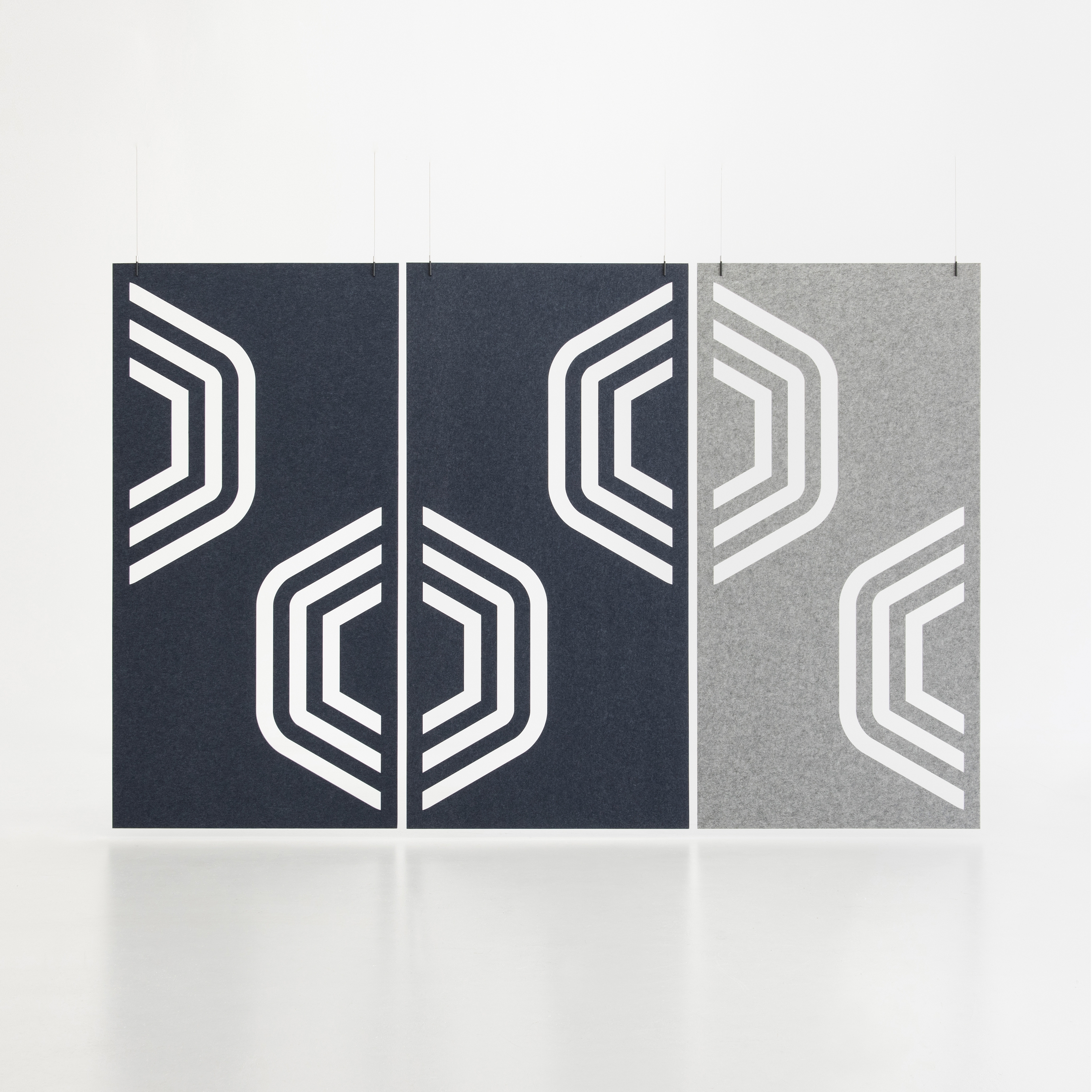 Display product Hanging Pendents | EchoPanel® Summit from manufacturer Woven Image