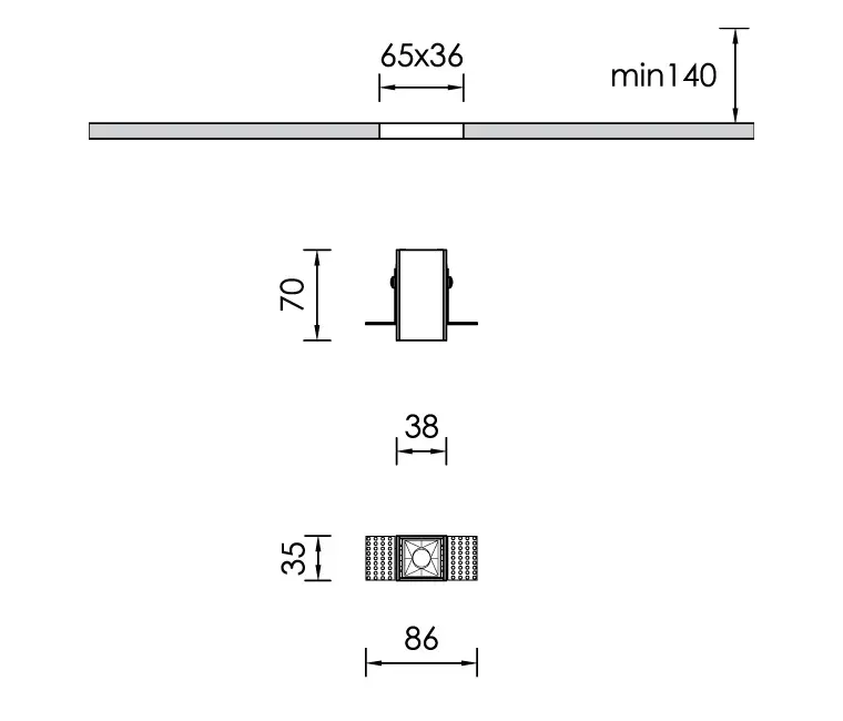 BRIGHT SPECIAL LIGHTING S.A. - Bene 1F Trimless