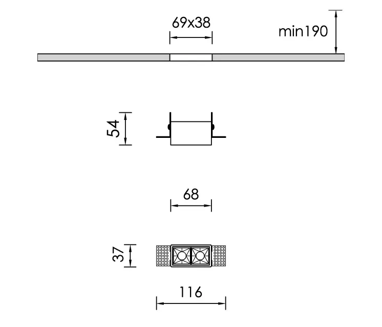 BRIGHT SPECIAL LIGHTING S.A. - Bene 2F Trimless